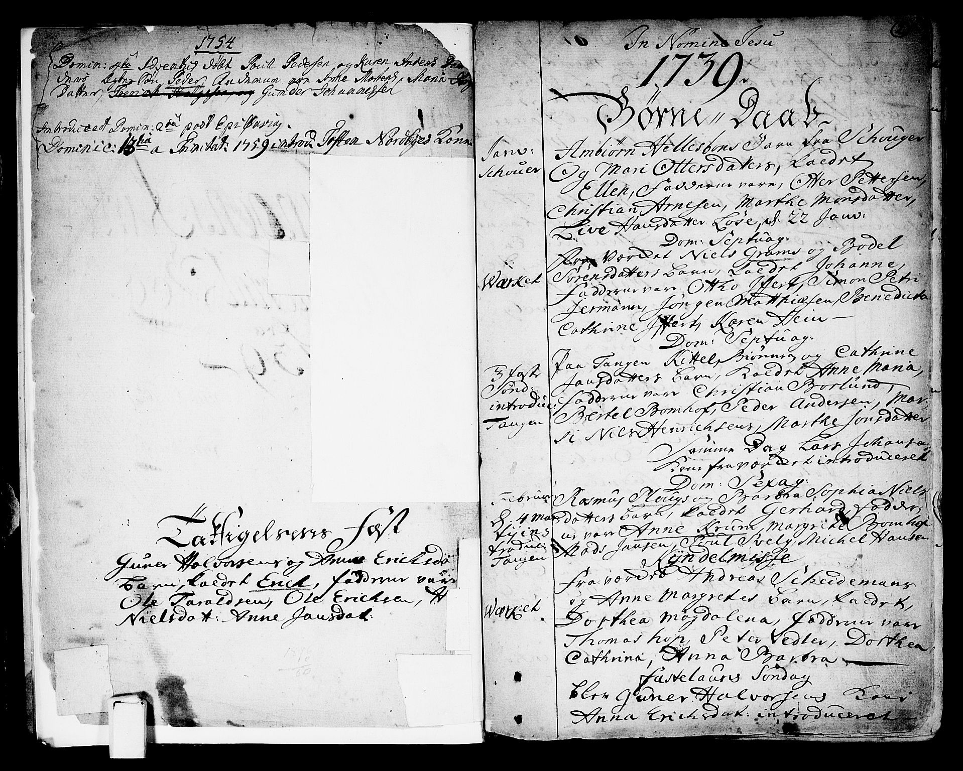 Strømsø kirkebøker, AV/SAKO-A-246/F/Fb/L0002: Parish register (official) no. II 2, 1739-1814, p. 2