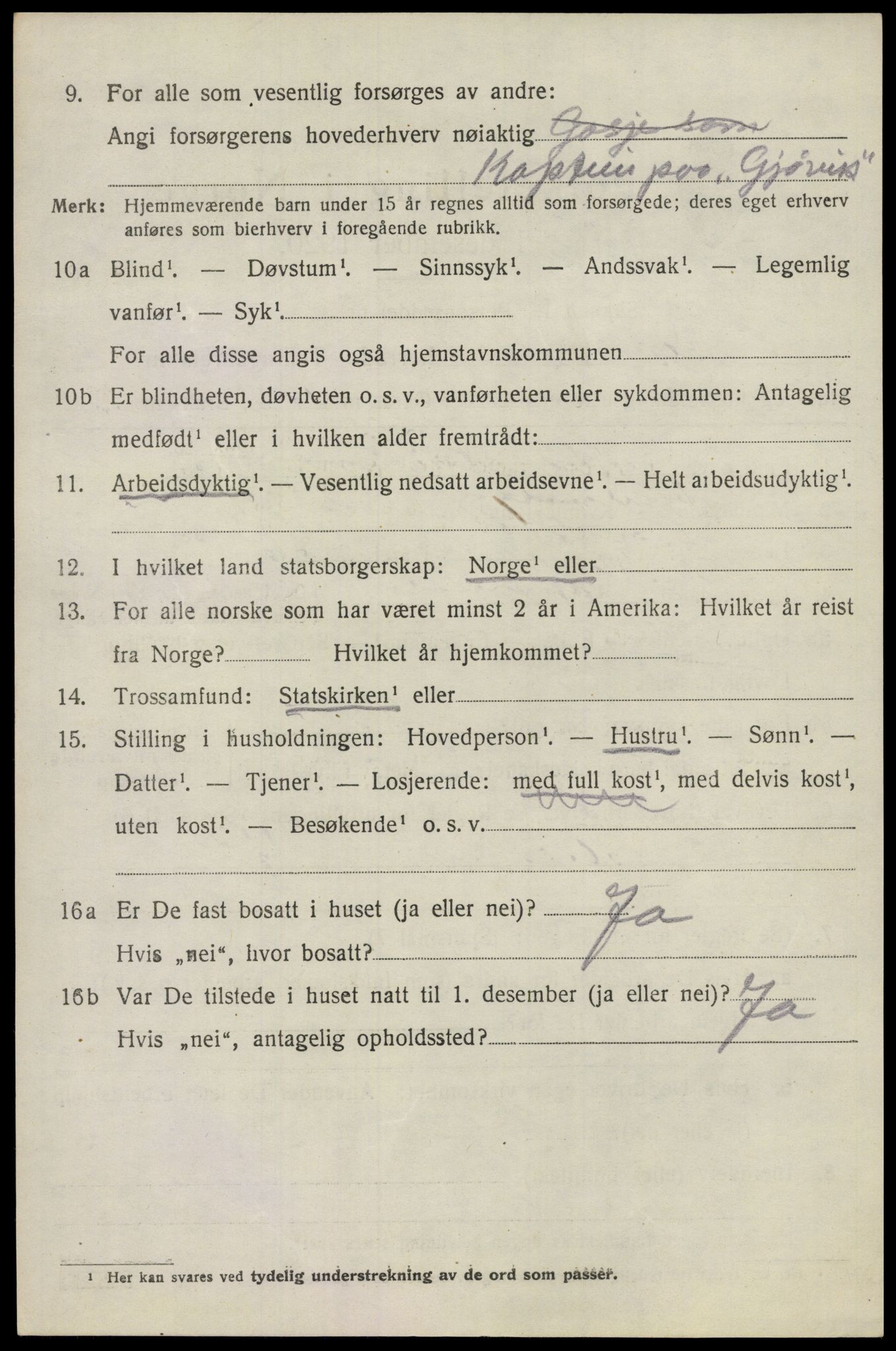 SAO, 1920 census for Eidsvoll, 1920, p. 10938