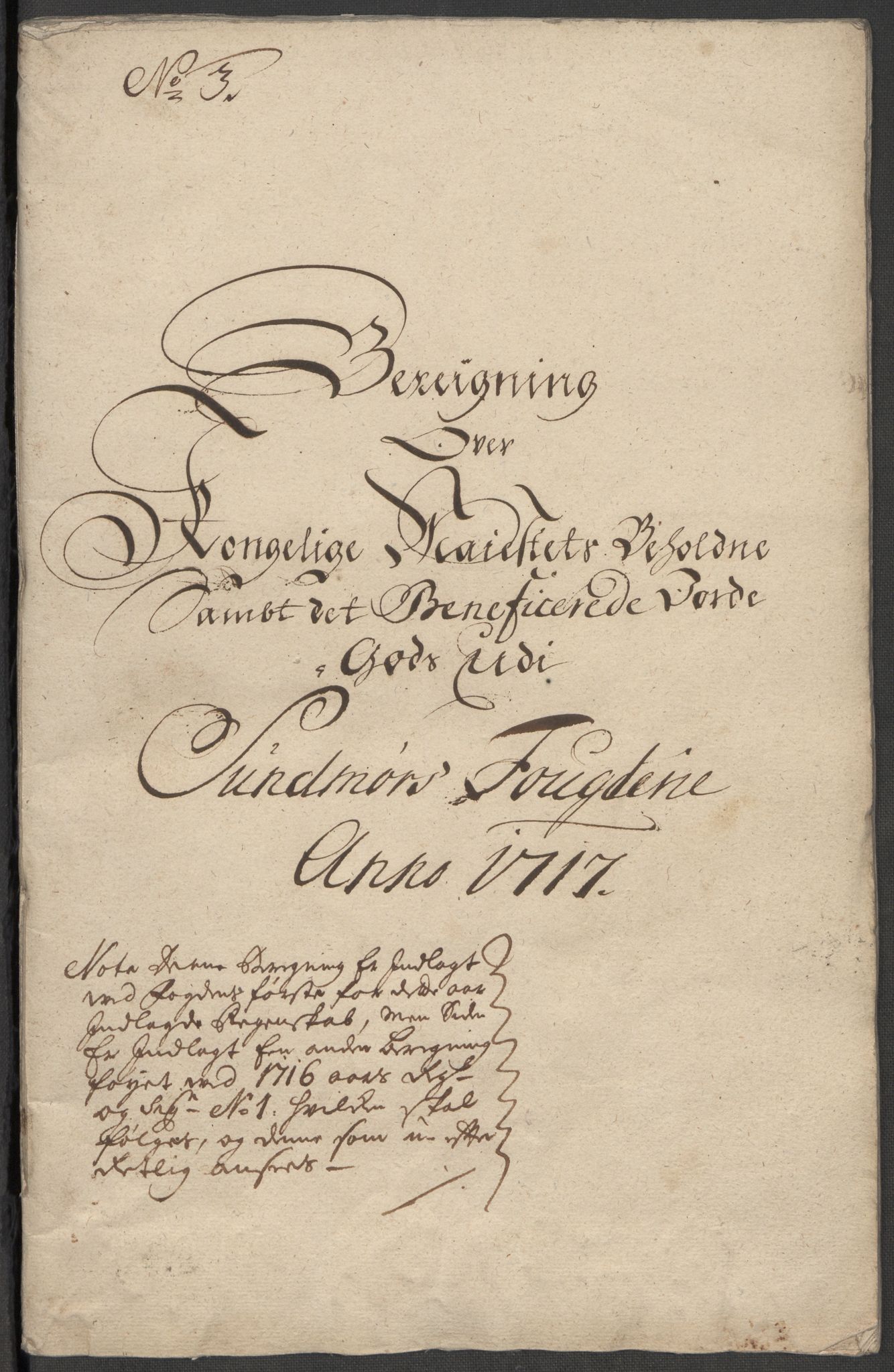 Rentekammeret inntil 1814, Reviderte regnskaper, Fogderegnskap, AV/RA-EA-4092/R54/L3569: Fogderegnskap Sunnmøre, 1717, p. 30