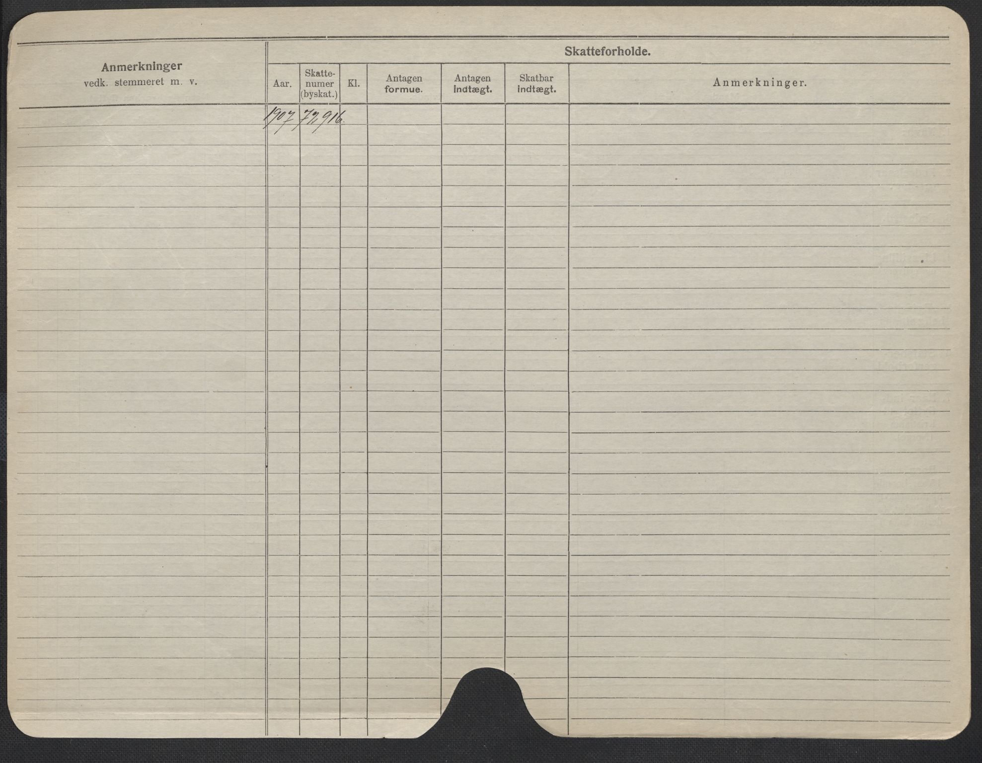 Oslo folkeregister, Registerkort, SAO/A-11715/F/Fa/Fac/L0010: Menn, 1906-1914, p. 1101b