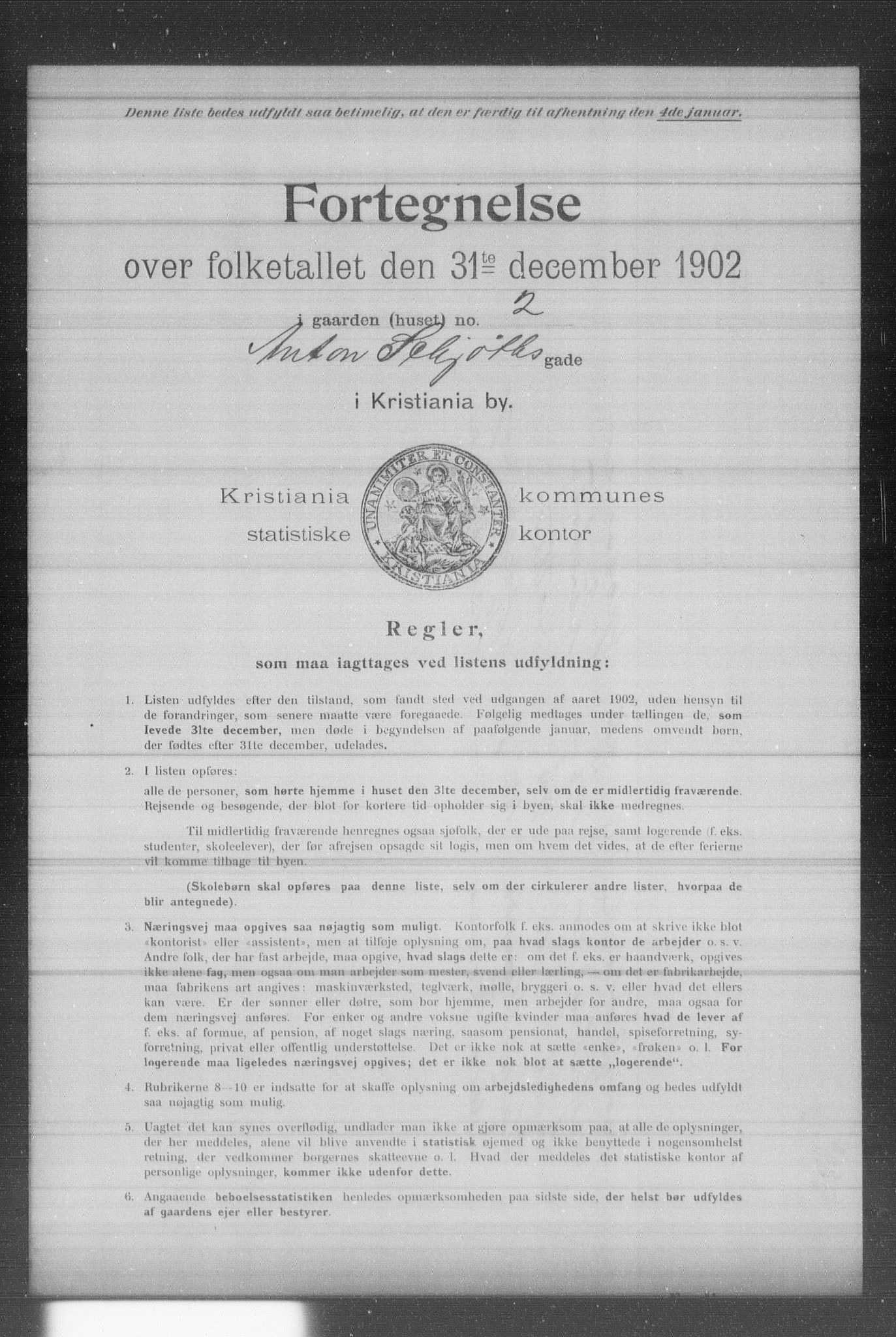 OBA, Municipal Census 1902 for Kristiania, 1902, p. 387