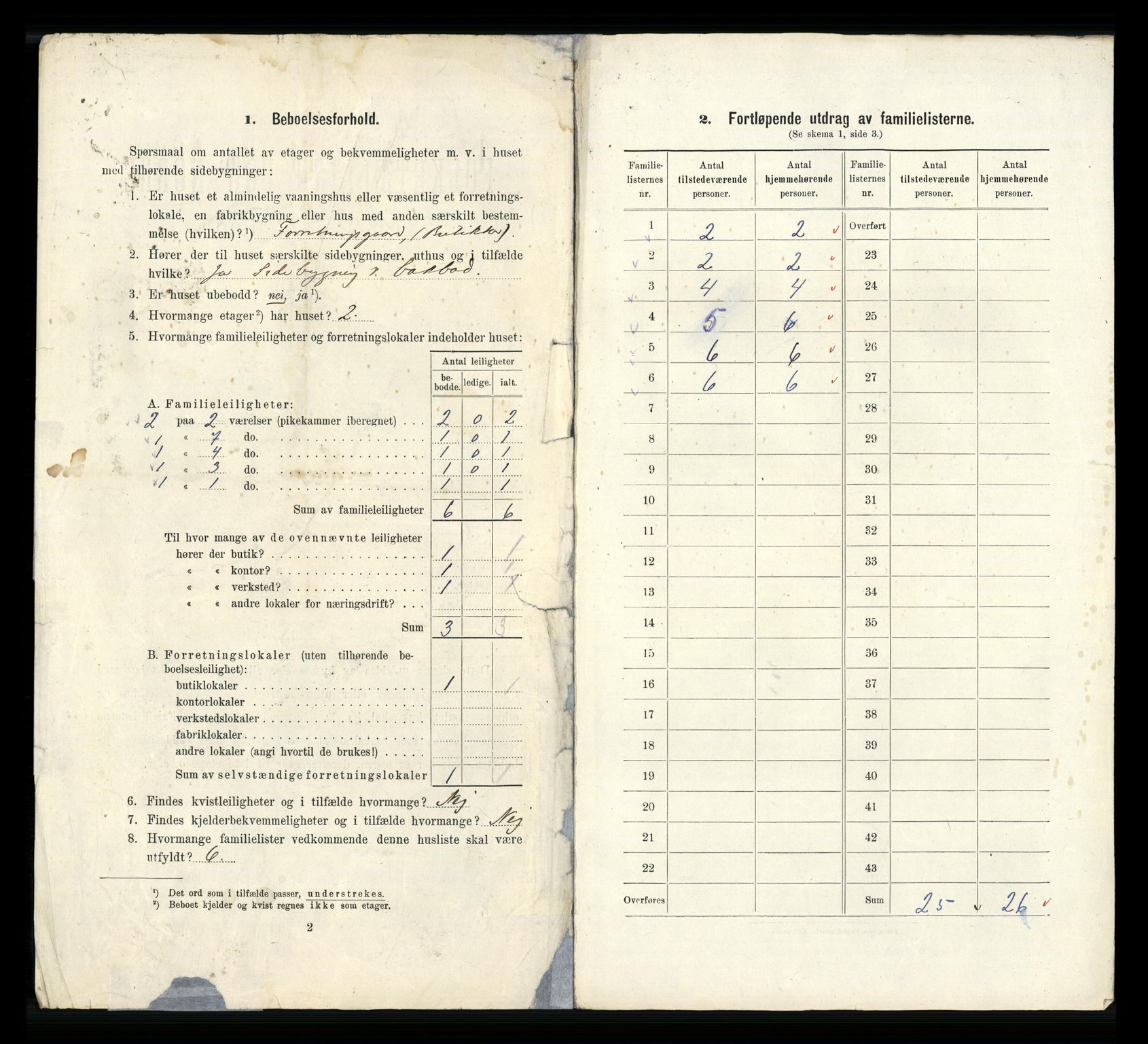 RA, 1910 census for Hamar, 1910, p. 962