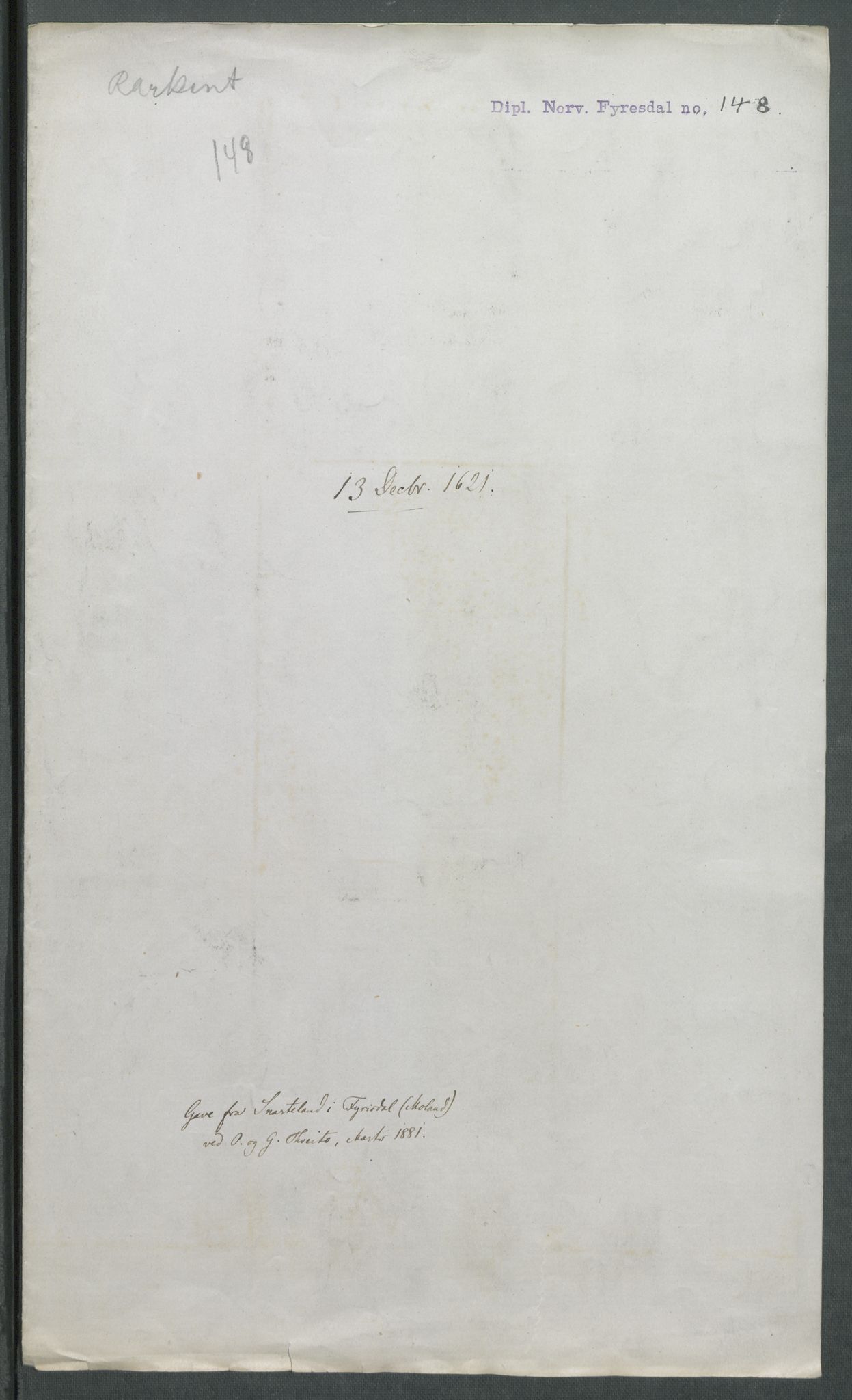 Riksarkivets diplomsamling, AV/RA-EA-5965/F02/L0129b: Dokumenter, 1621, p. 78