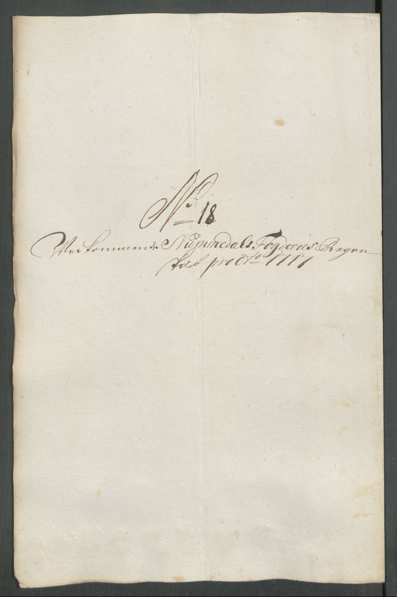 Rentekammeret inntil 1814, Reviderte regnskaper, Fogderegnskap, AV/RA-EA-4092/R64/L4438: Fogderegnskap Namdal, 1717, p. 169