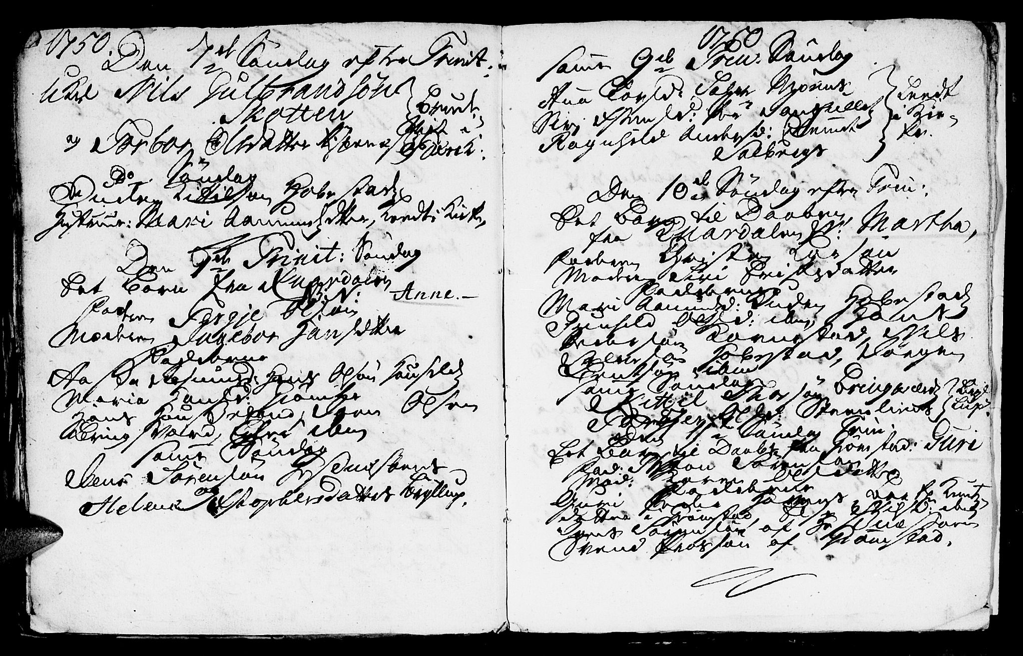 Fjære sokneprestkontor, AV/SAK-1111-0011/F/Fb/L0001: Parish register (copy) no. B 1, 1732-1750, p. 190