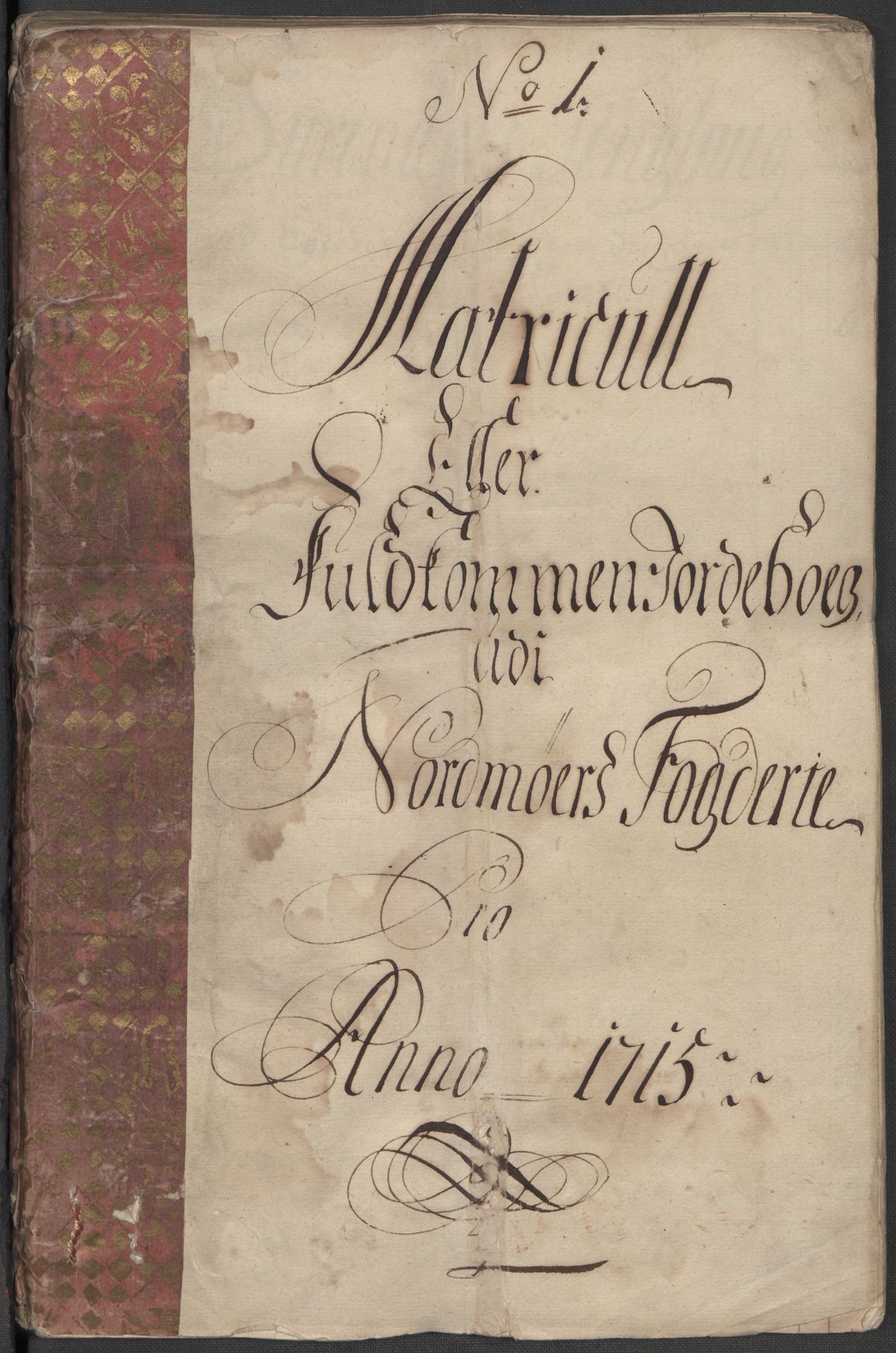 Rentekammeret inntil 1814, Reviderte regnskaper, Fogderegnskap, RA/EA-4092/R56/L3748: Fogderegnskap Nordmøre, 1714-1715, p. 337