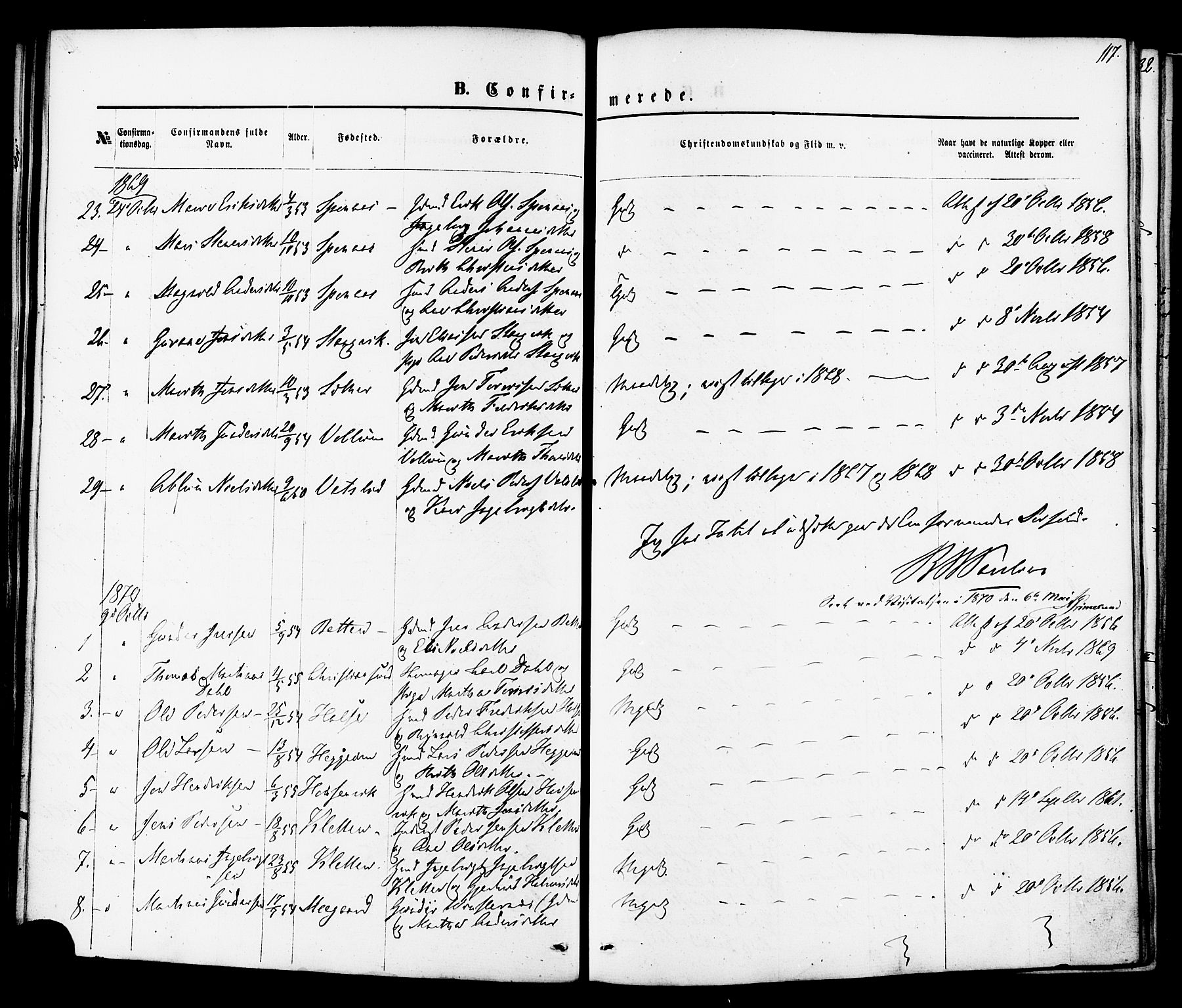 Ministerialprotokoller, klokkerbøker og fødselsregistre - Møre og Romsdal, AV/SAT-A-1454/576/L0884: Parish register (official) no. 576A02, 1865-1879, p. 117