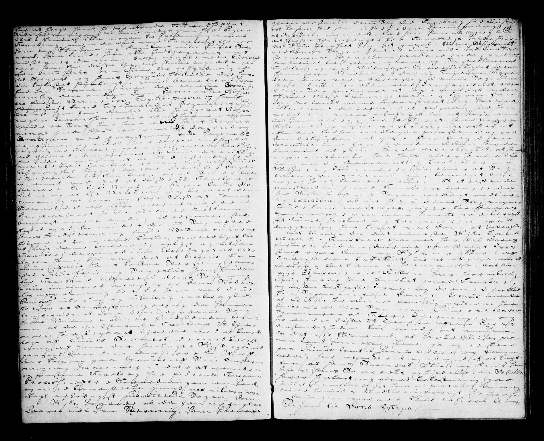 Drammen byfogd, AV/SAKO-A-222/F/Fa/L0056: Tingbok for Bragernes, 1777-1780, p. 18b-19a