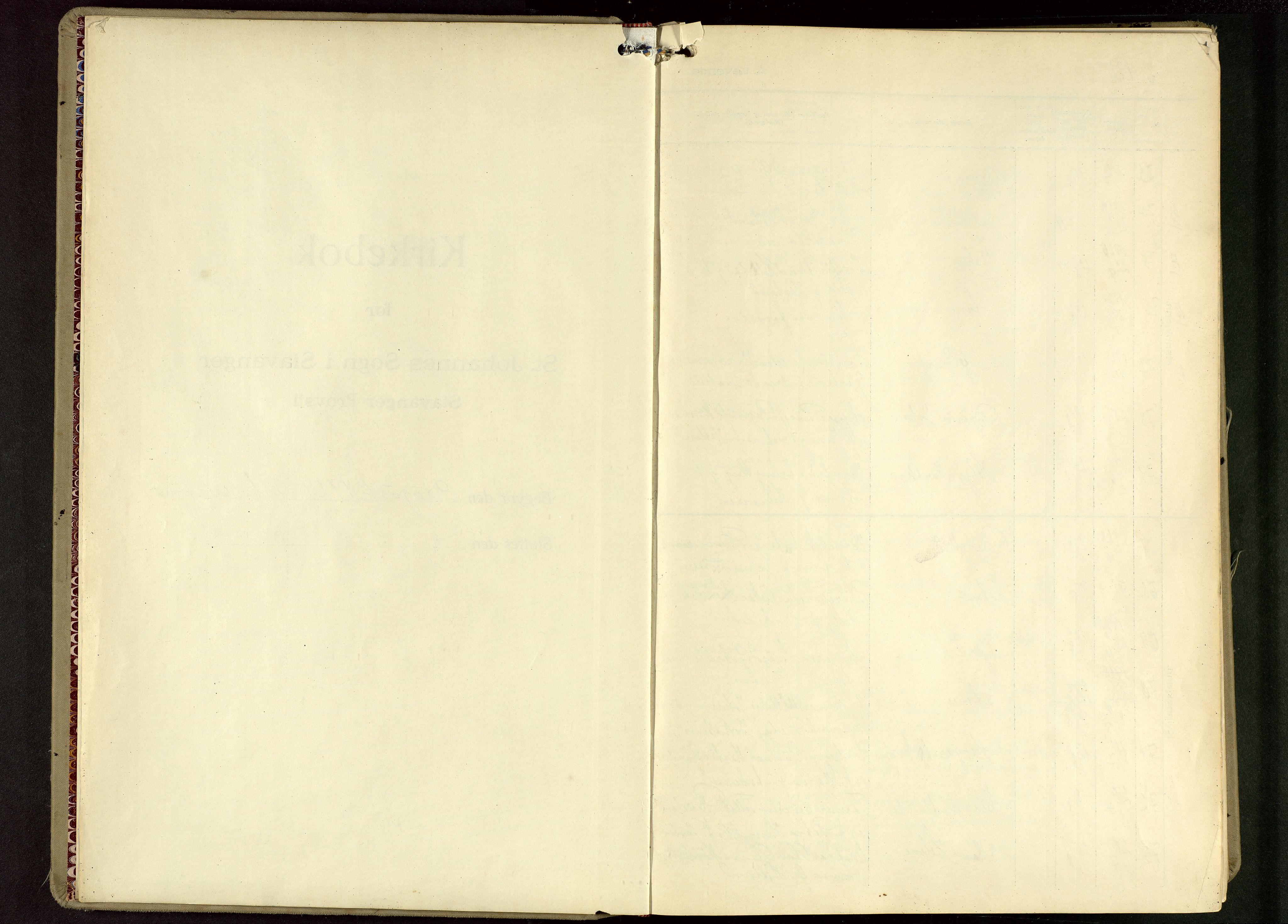 St. Johannes sokneprestkontor, SAST/A-101814/001/30/30BB/L0009: Parish register (copy) no. B 9, 1929-1946