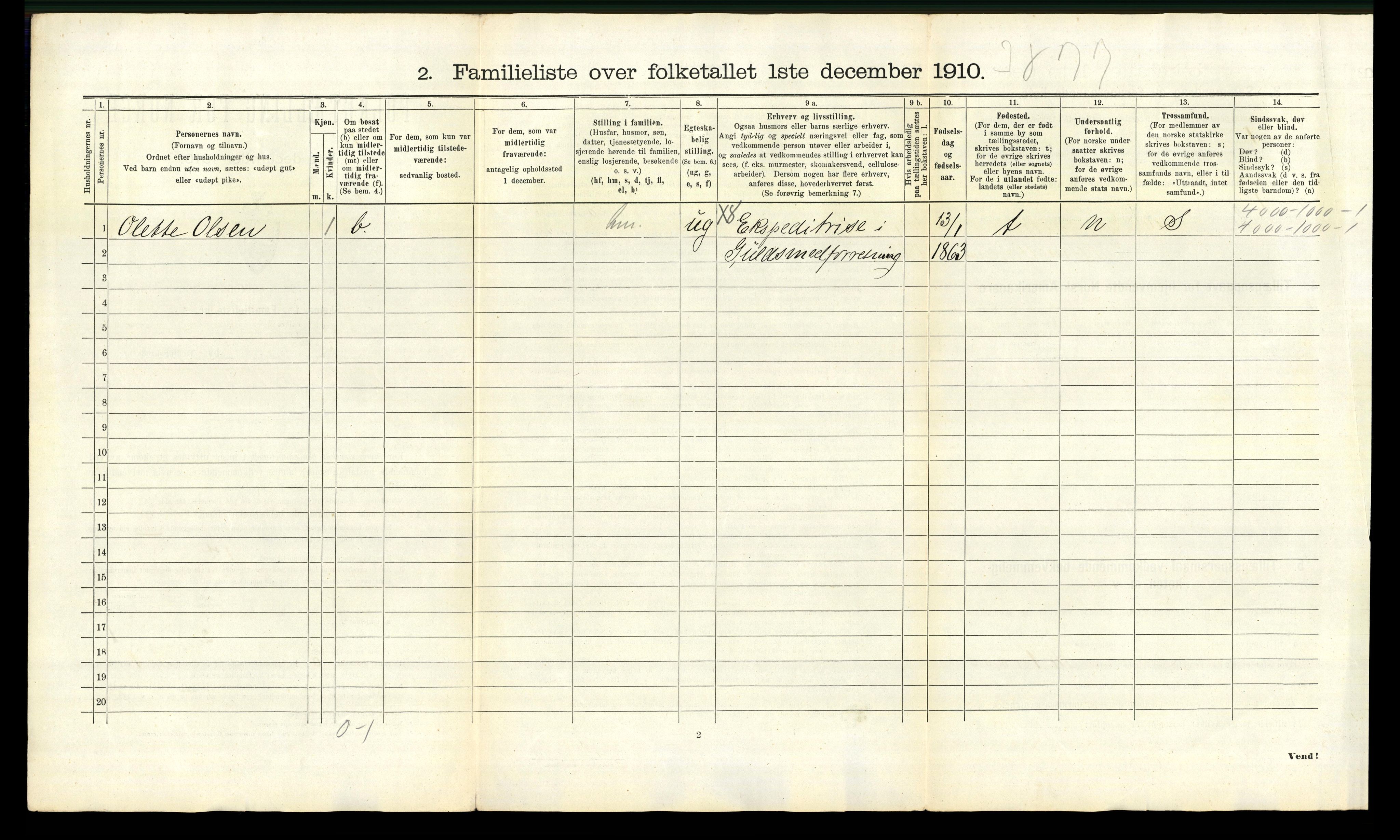 RA, 1910 census for Drammen, 1910, p. 4793