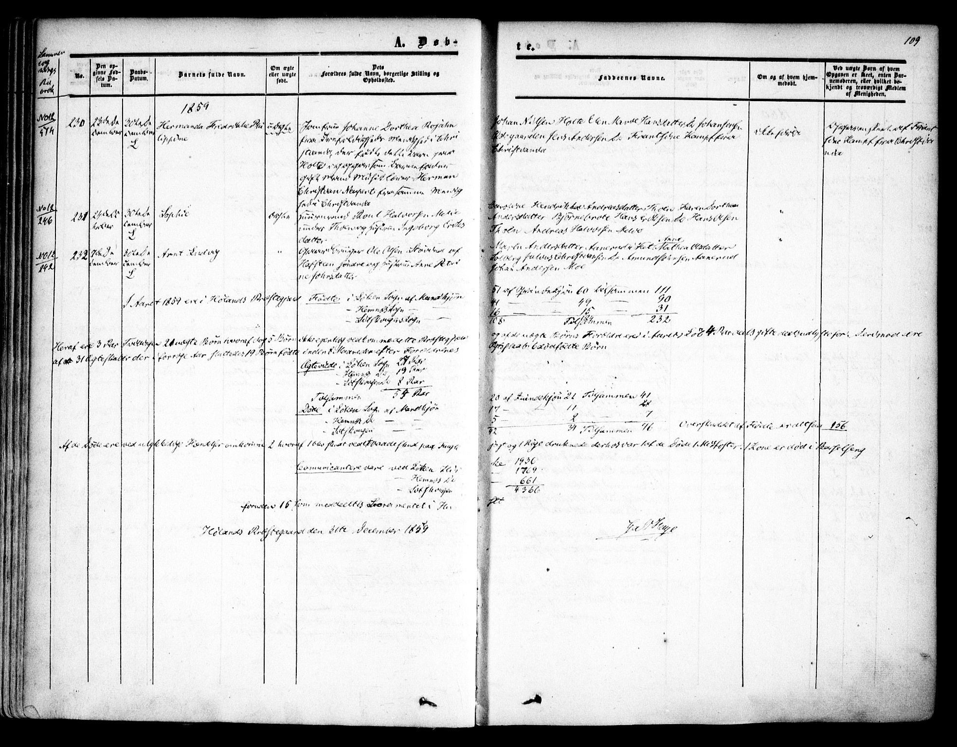 Høland prestekontor Kirkebøker, SAO/A-10346a/F/Fa/L0010: Parish register (official) no. I 10, 1854-1861, p. 109