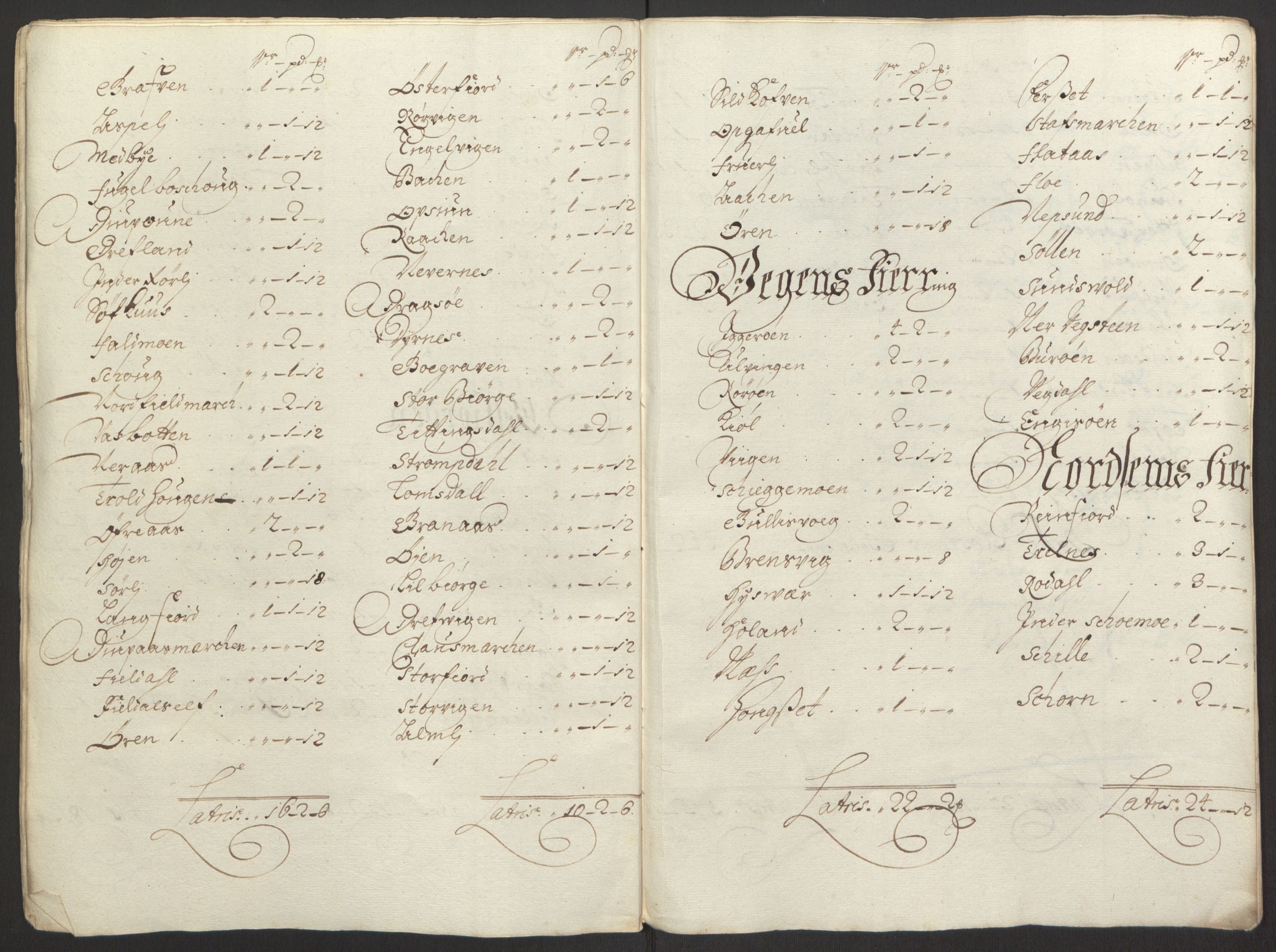 Rentekammeret inntil 1814, Reviderte regnskaper, Fogderegnskap, AV/RA-EA-4092/R65/L4505: Fogderegnskap Helgeland, 1693-1696, p. 486