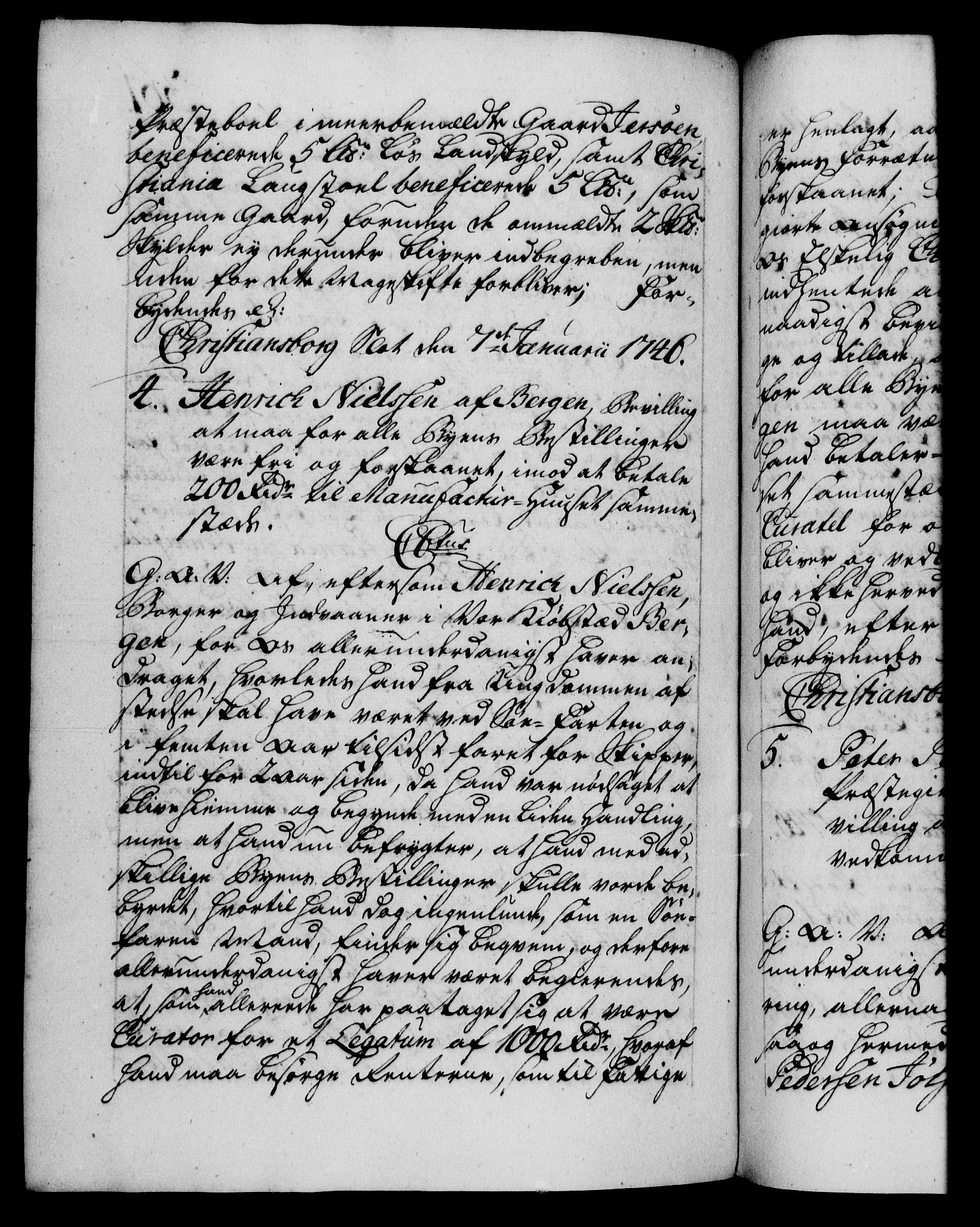 Danske Kanselli 1572-1799, AV/RA-EA-3023/F/Fc/Fca/Fcaa/L0034: Norske registre, 1745-1746, p. 361b