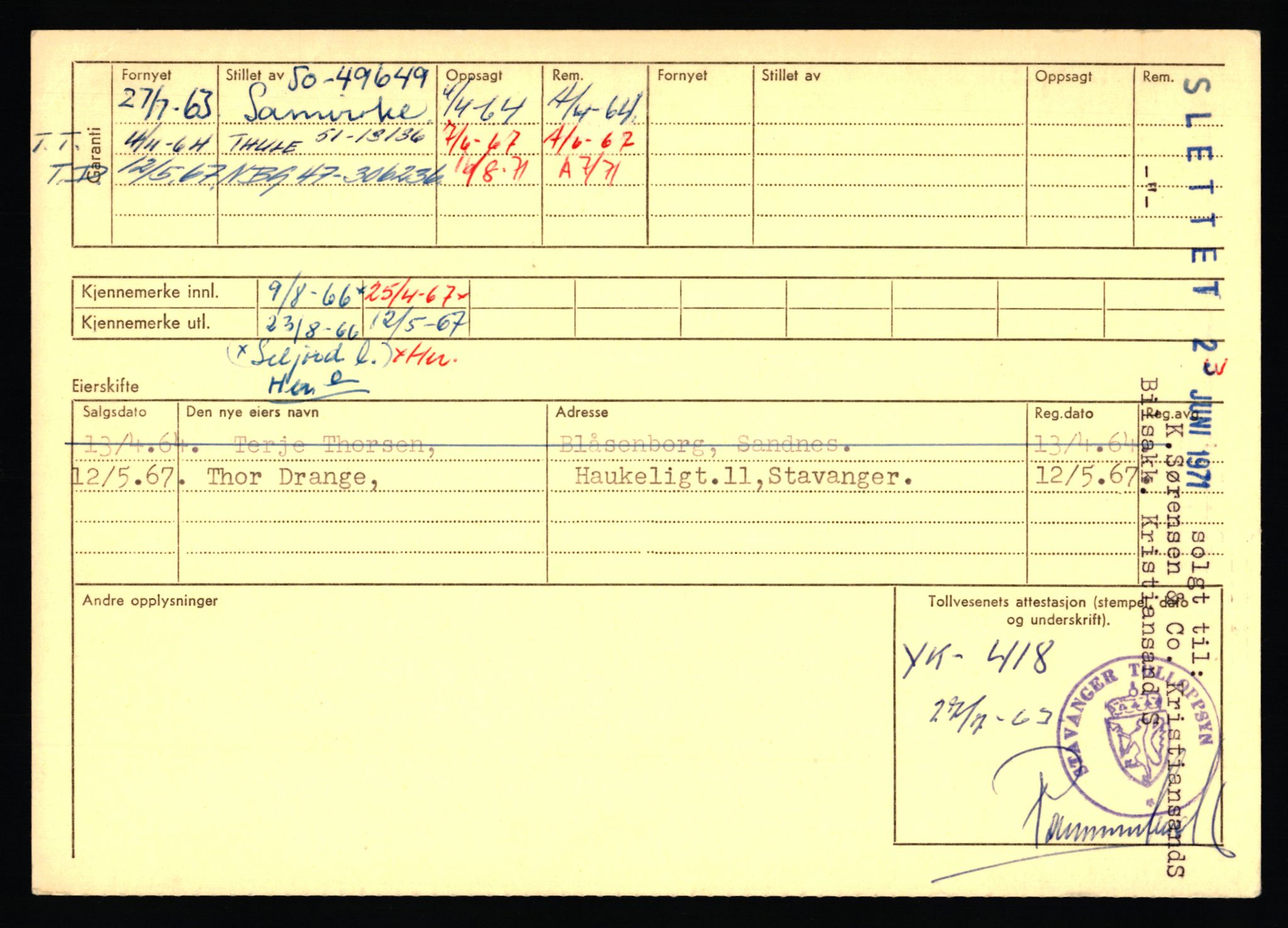 Stavanger trafikkstasjon, AV/SAST-A-101942/0/F/L0055: L-55700 - L-56499, 1930-1971, p. 290