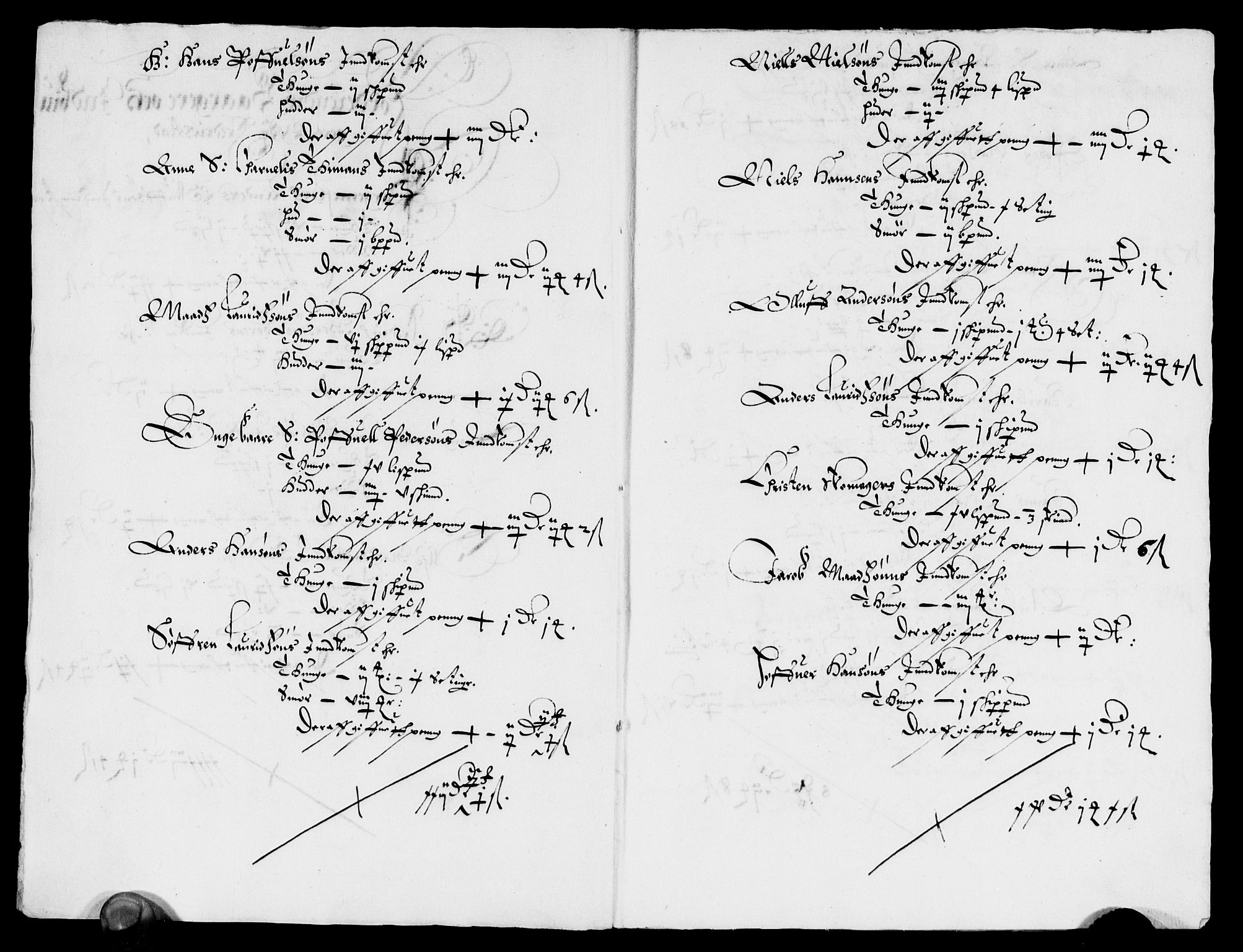 Rentekammeret inntil 1814, Reviderte regnskaper, Lensregnskaper, AV/RA-EA-5023/R/Rb/Rbc/L0006: Tune, Åbygge og Veme len, 1644-1647