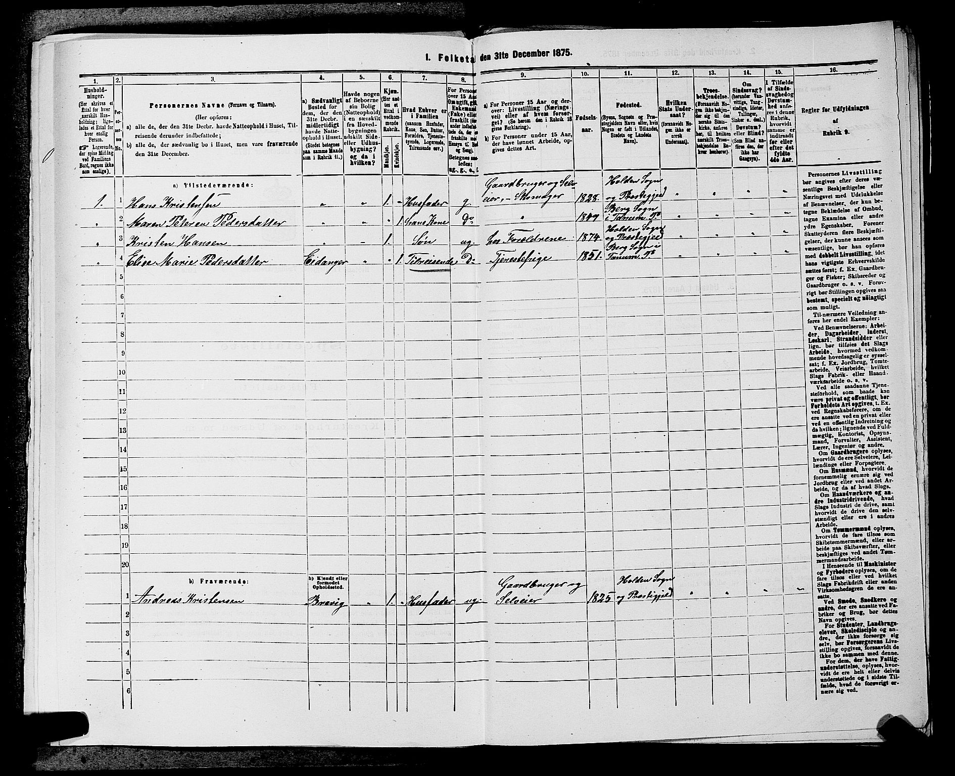 SAKO, 1875 census for 0819P Holla, 1875, p. 980
