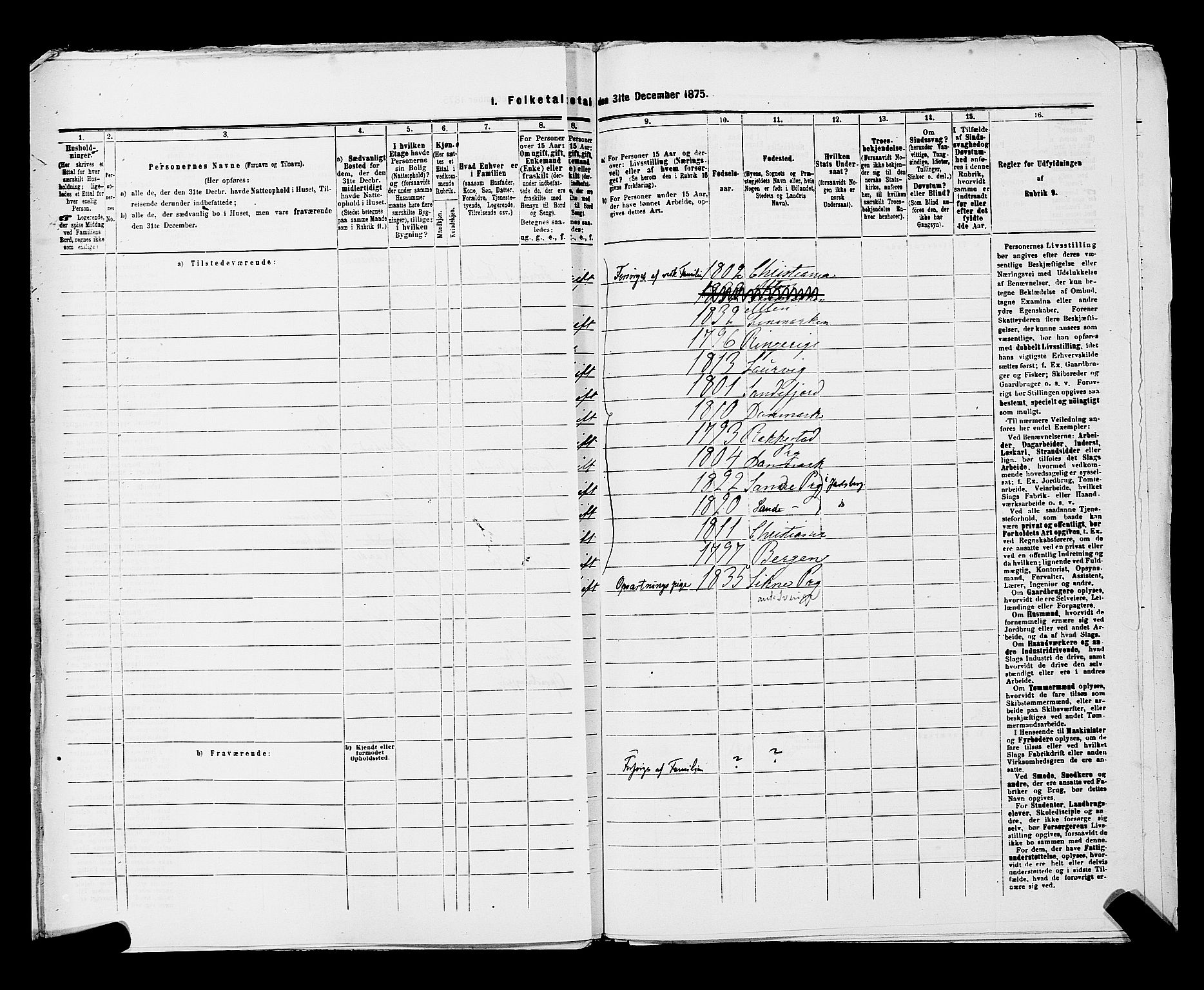 RA, 1875 census for 0301 Kristiania, 1875, p. 3958