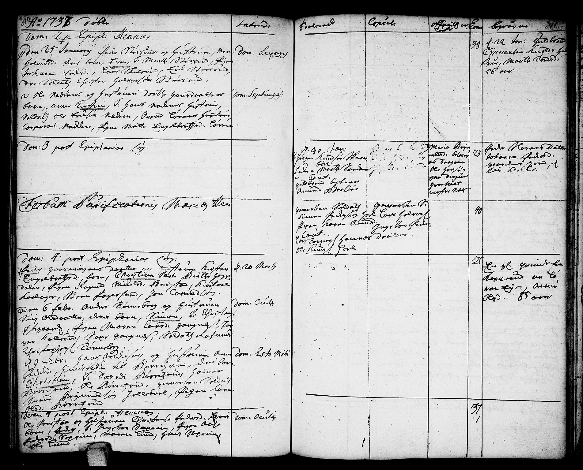 Høland prestekontor Kirkebøker, SAO/A-10346a/F/Fa/L0002: Parish register (official) no. I 2, 1728-1738, p. 310-311