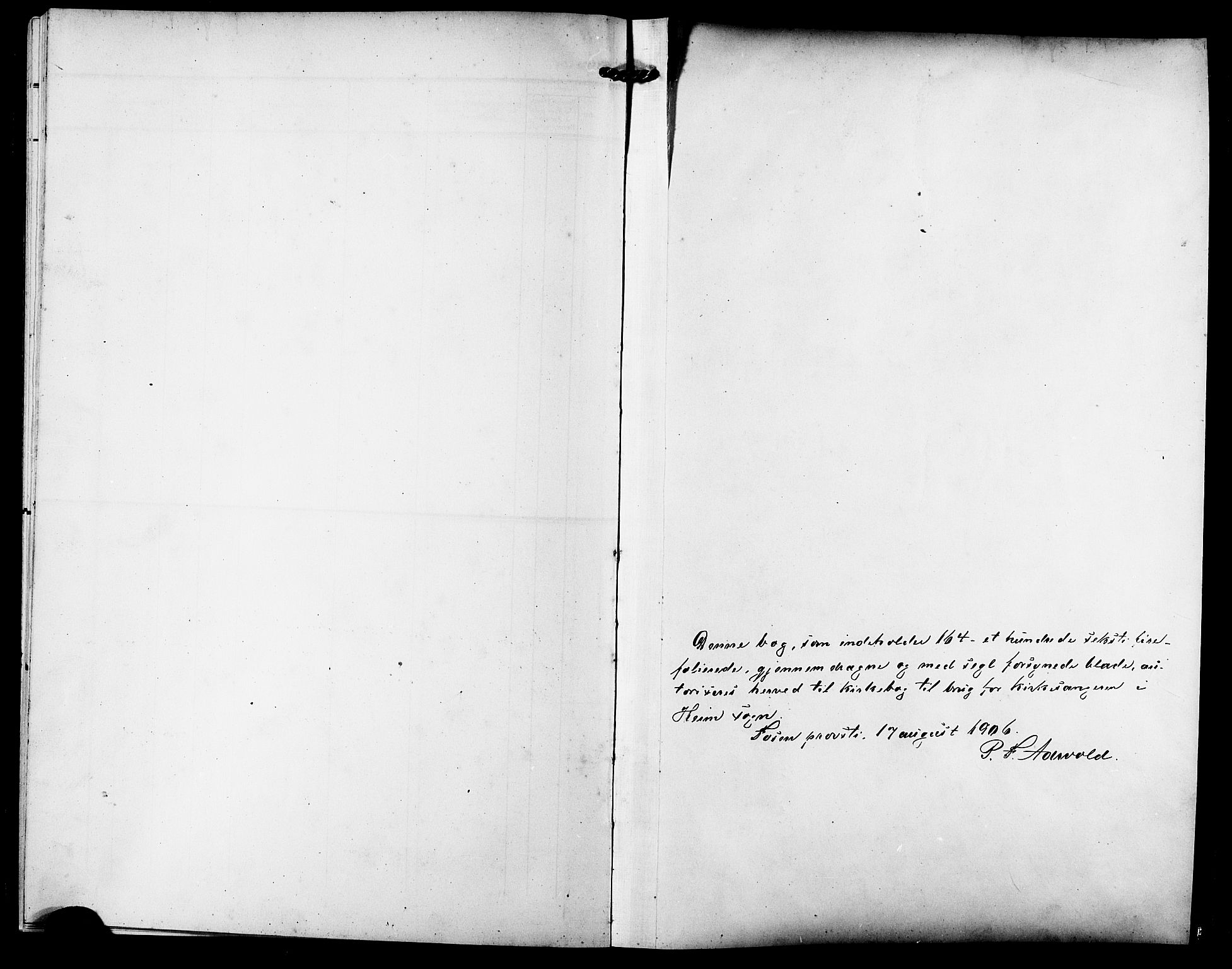Ministerialprotokoller, klokkerbøker og fødselsregistre - Sør-Trøndelag, AV/SAT-A-1456/633/L0520: Parish register (copy) no. 633C02, 1906-1921