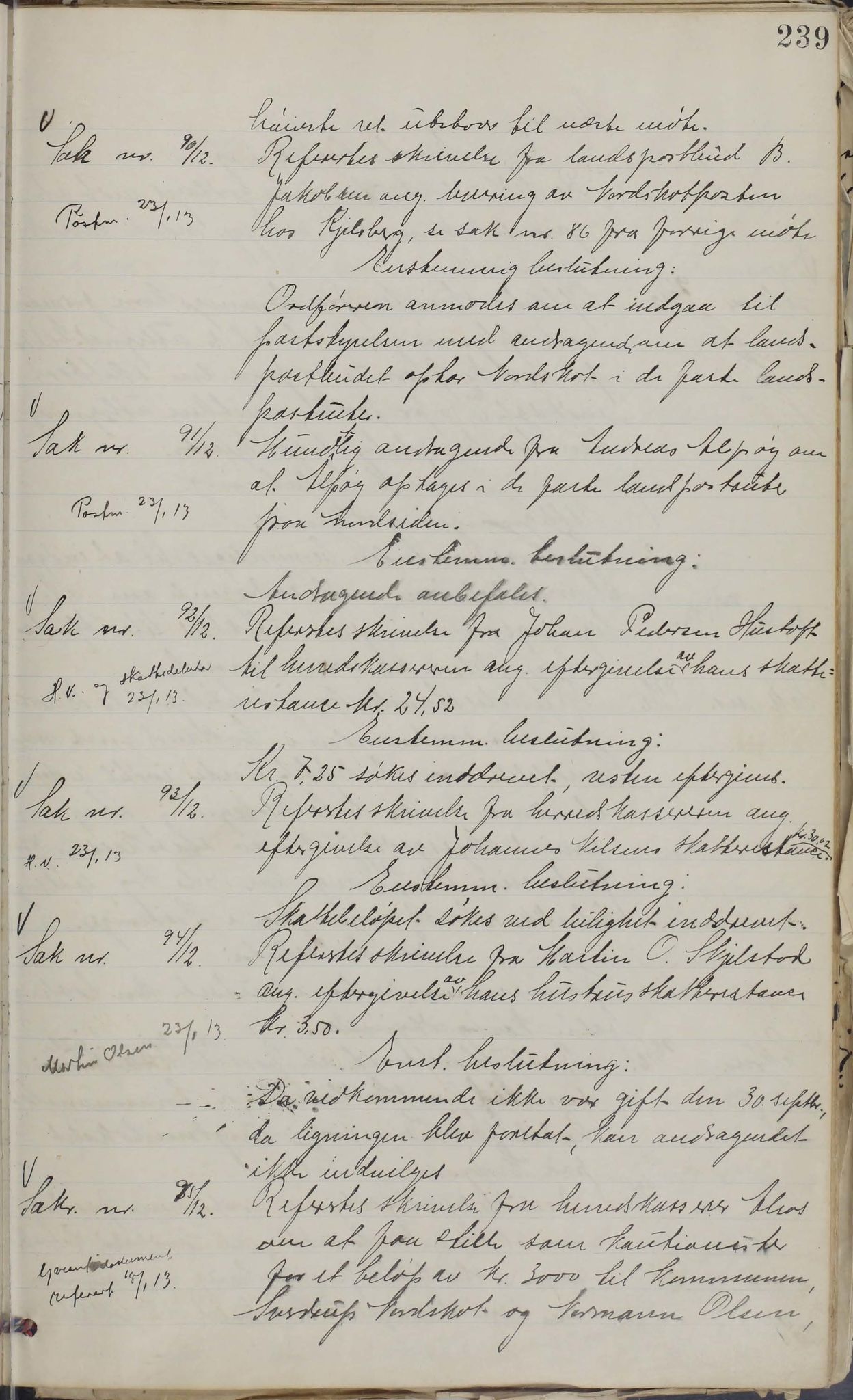 Leiranger kommune. Formannskapet, AIN/K-18471.150/100/L0001: Møtebok, 1900-1913