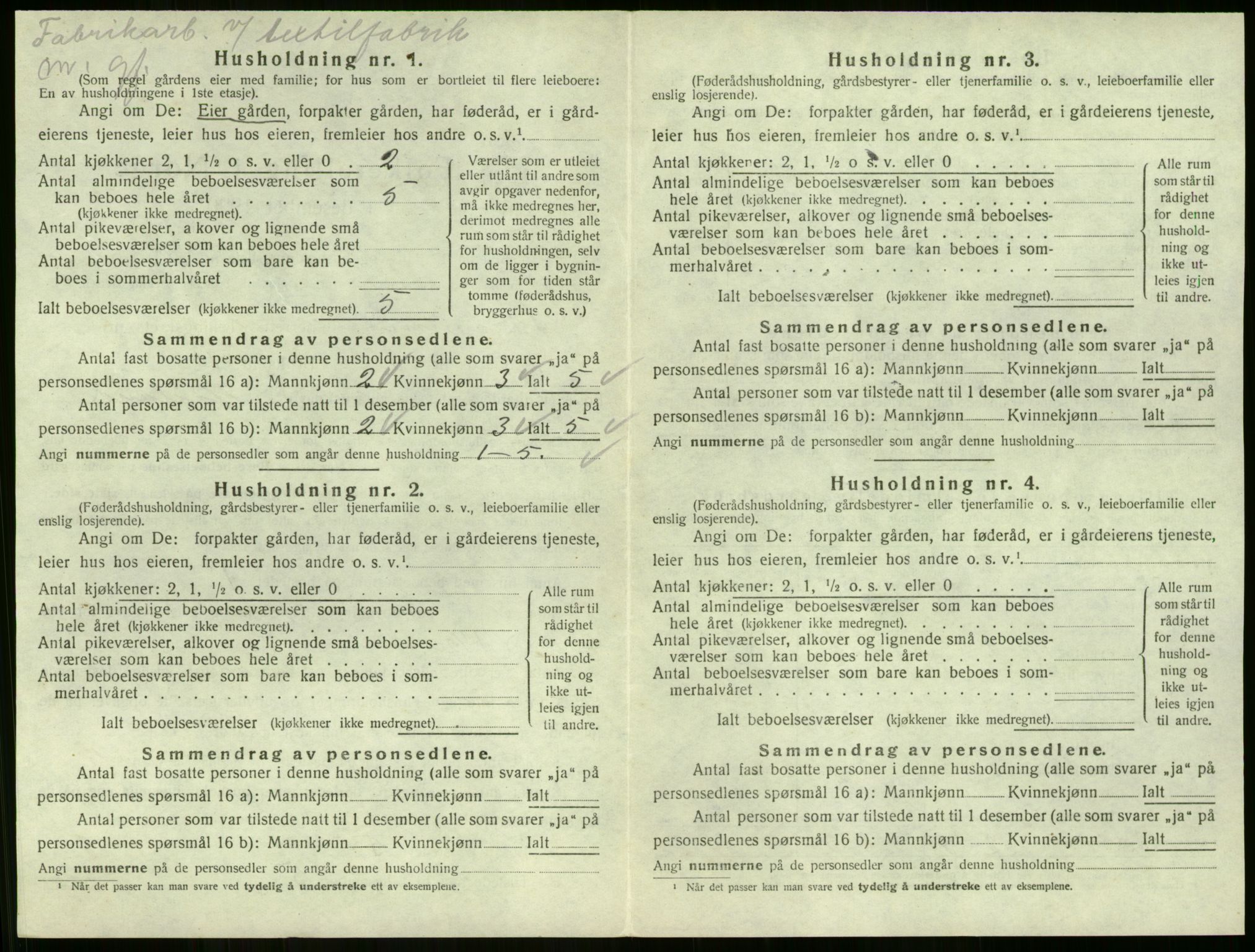 SAKO, 1920 census for Strømm, 1920, p. 156