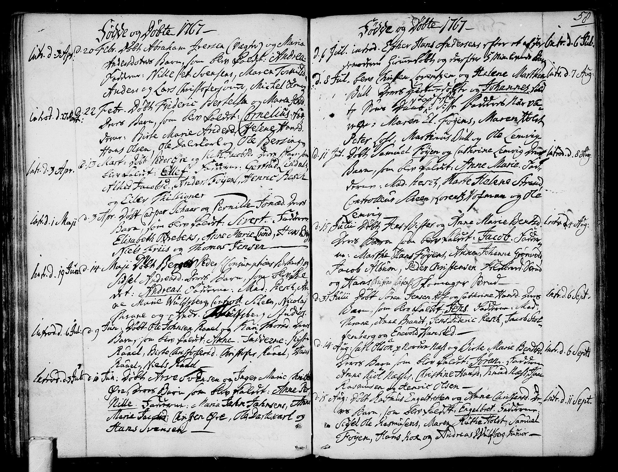 Tønsberg kirkebøker, SAKO/A-330/F/Fa/L0002: Parish register (official) no. I 2, 1760-1796, p. 58