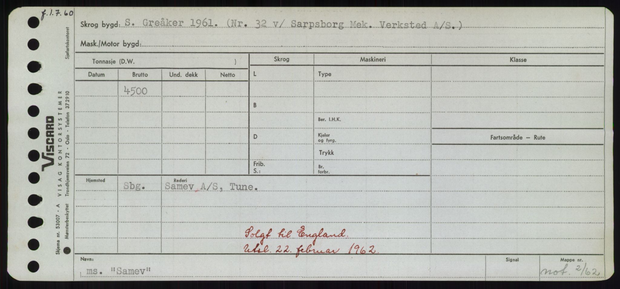 Sjøfartsdirektoratet med forløpere, Skipsmålingen, AV/RA-S-1627/H/Hd/L0031: Fartøy, Rju-Sam, p. 655