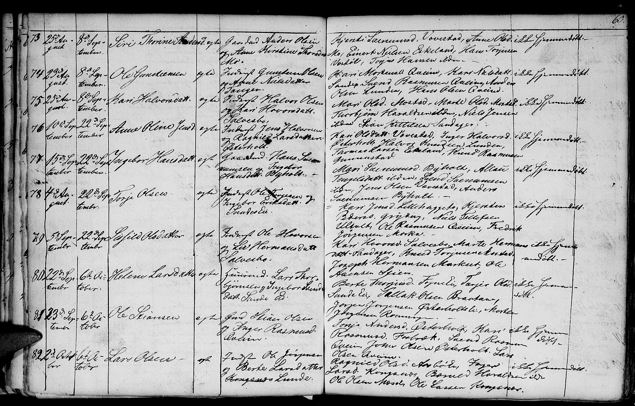 Gjerstad sokneprestkontor, AV/SAK-1111-0014/F/Fb/Fba/L0004: Parish register (copy) no. B 4, 1845-1853, p. 60