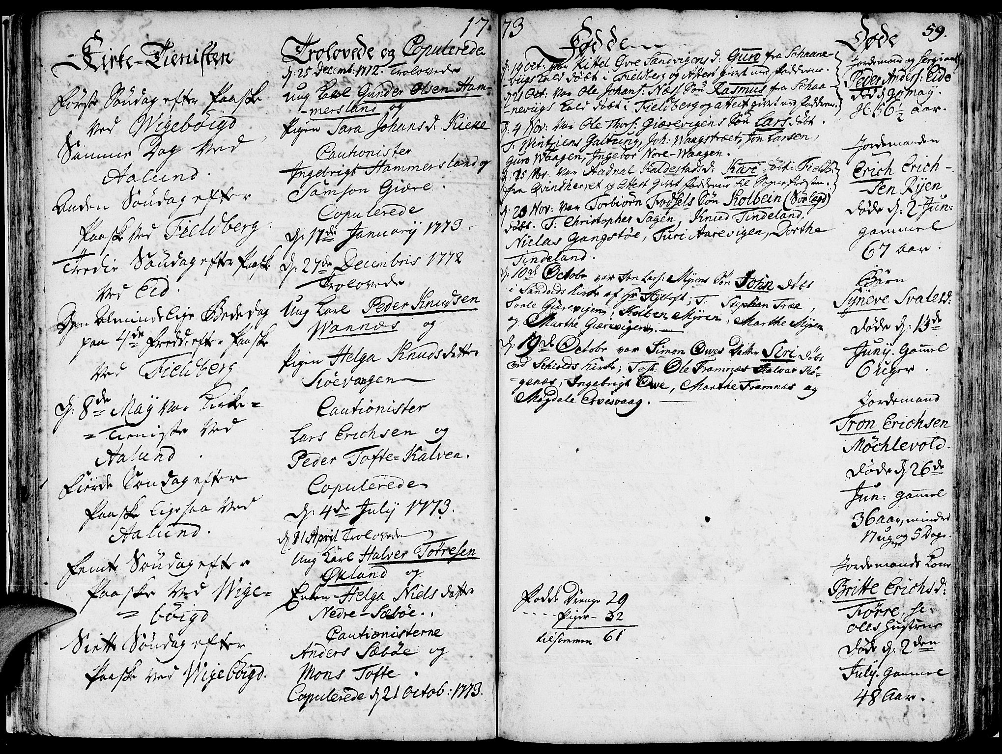 Fjelberg sokneprestembete, SAB/A-75201/H/Haa: Parish register (official) no. A 2, 1760-1788, p. 59