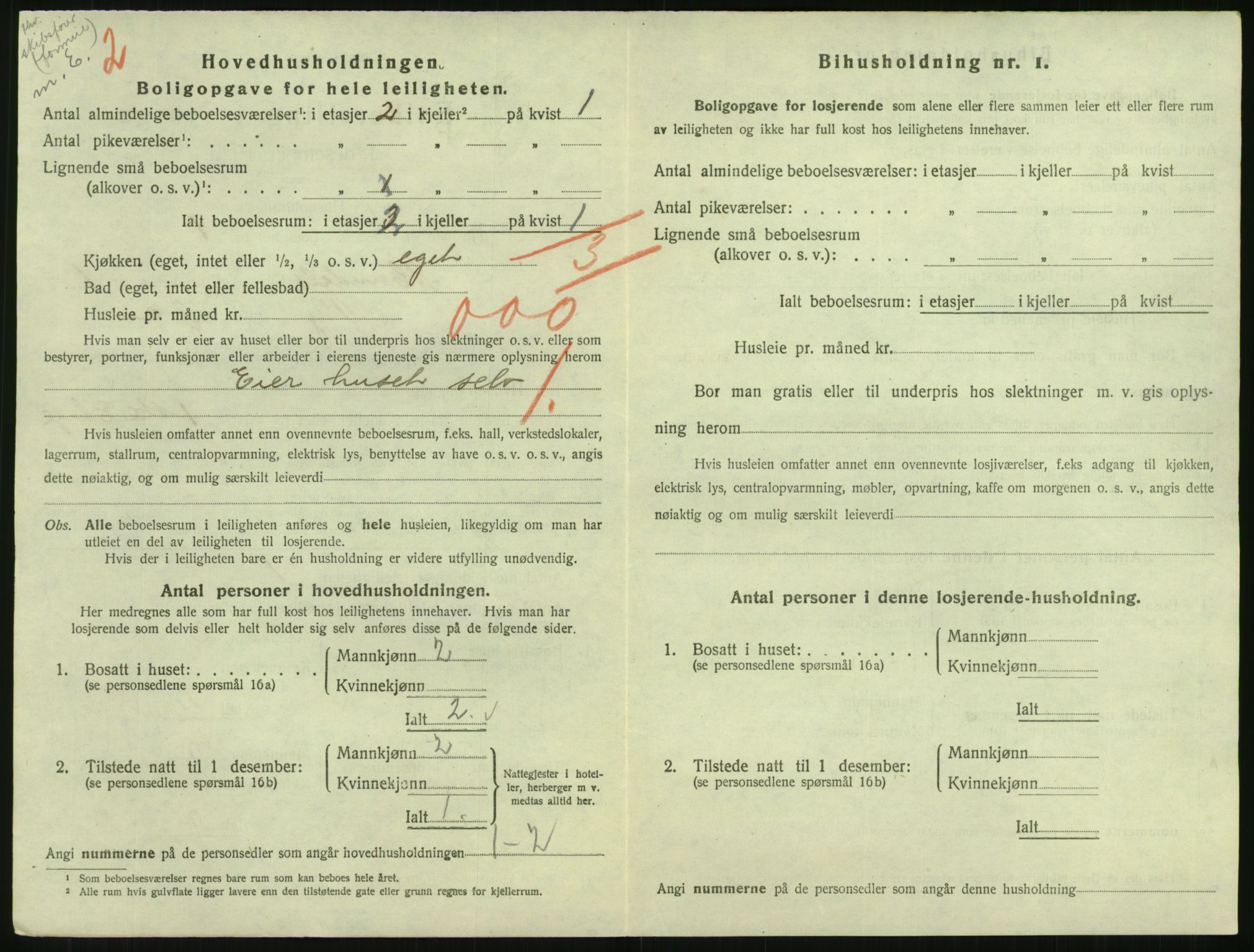SAK, 1920 census for Mandal, 1920, p. 1446