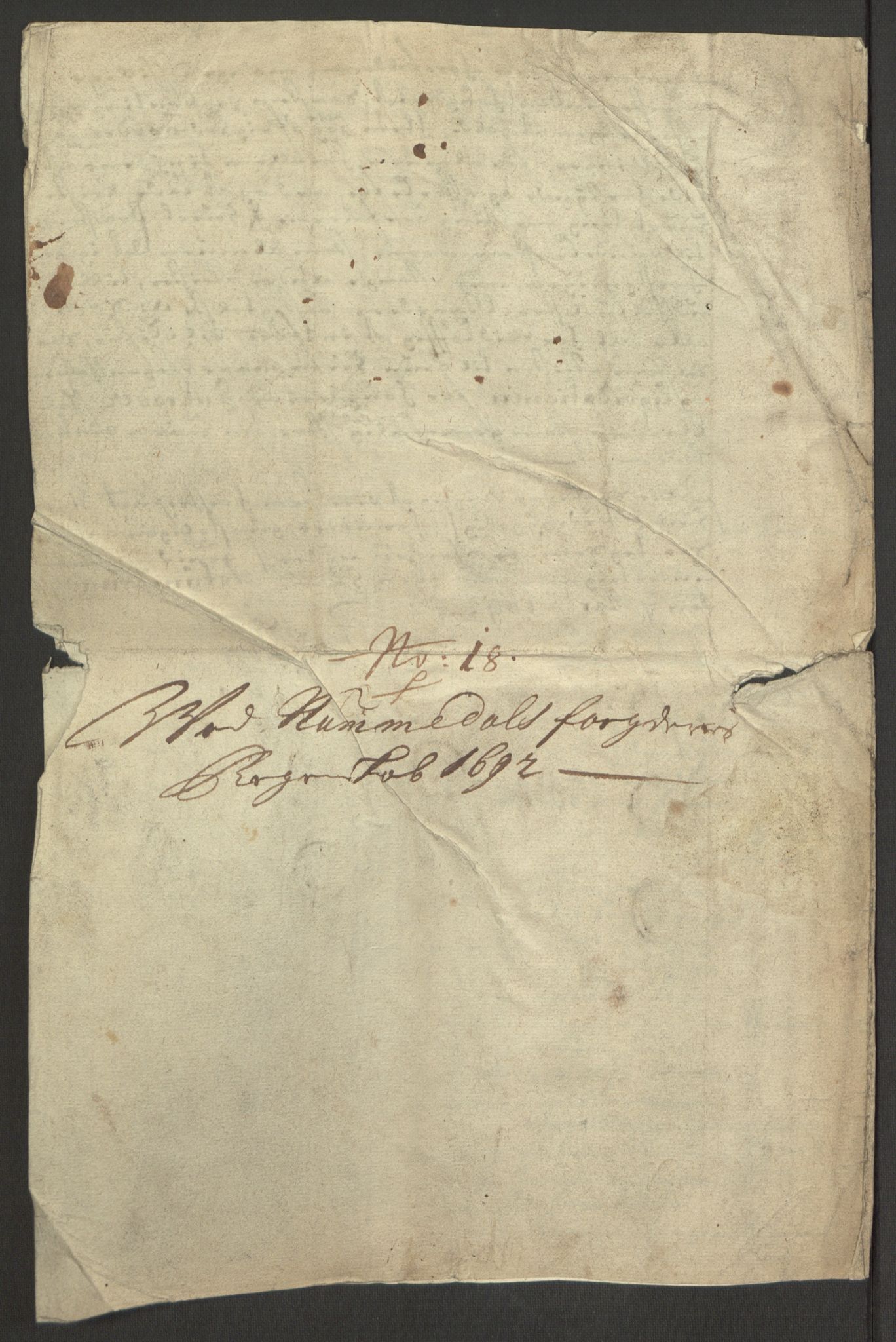 Rentekammeret inntil 1814, Reviderte regnskaper, Fogderegnskap, AV/RA-EA-4092/R64/L4424: Fogderegnskap Namdal, 1692-1695, p. 174