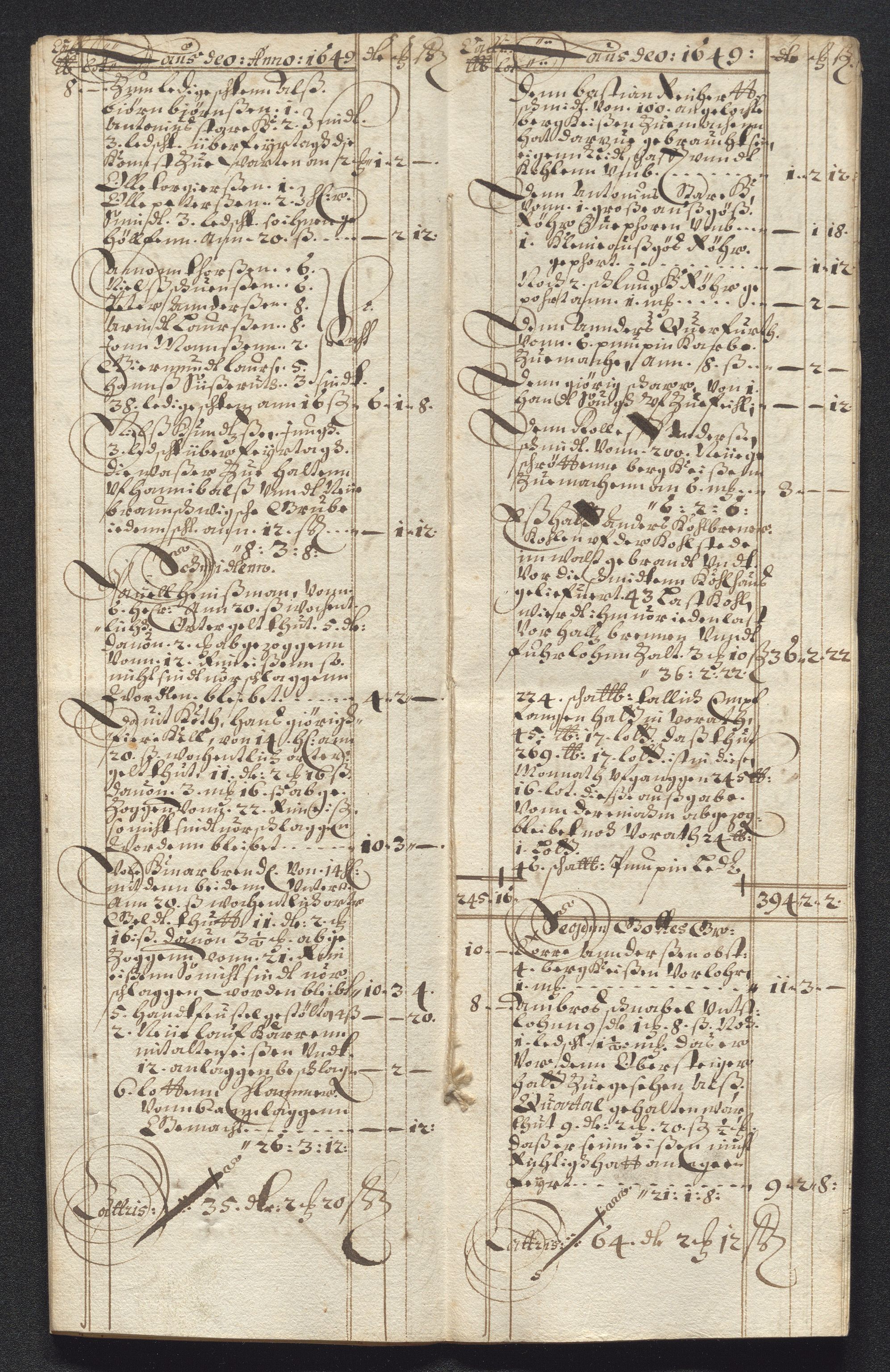 Kongsberg Sølvverk 1623-1816, SAKO/EA-3135/001/D/Dc/Dcd/L0023: Utgiftsregnskap for gruver m.m., 1649, p. 673