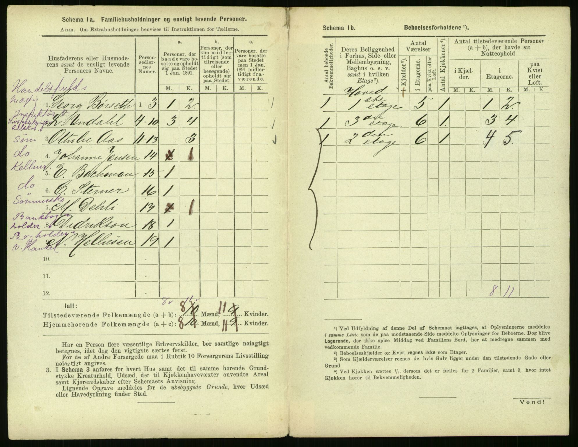 RA, 1891 census for 0301 Kristiania, 1891, p. 22731