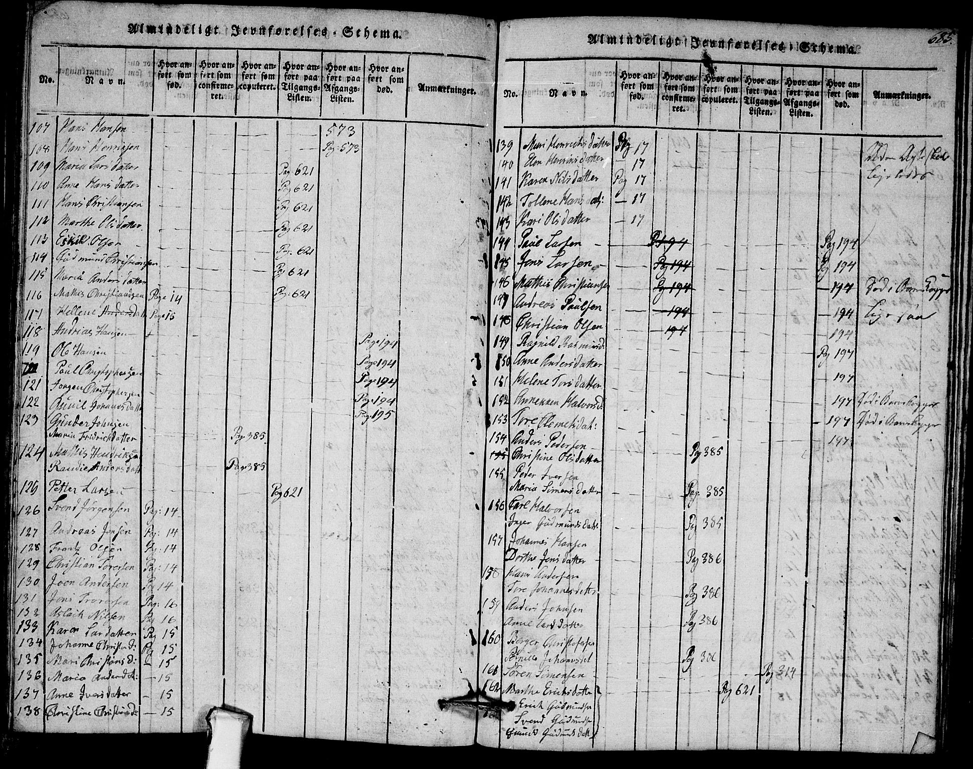Askim prestekontor Kirkebøker, AV/SAO-A-10900/G/Ga/L0001: Parish register (copy) no. 1, 1817-1846, p. 684-685
