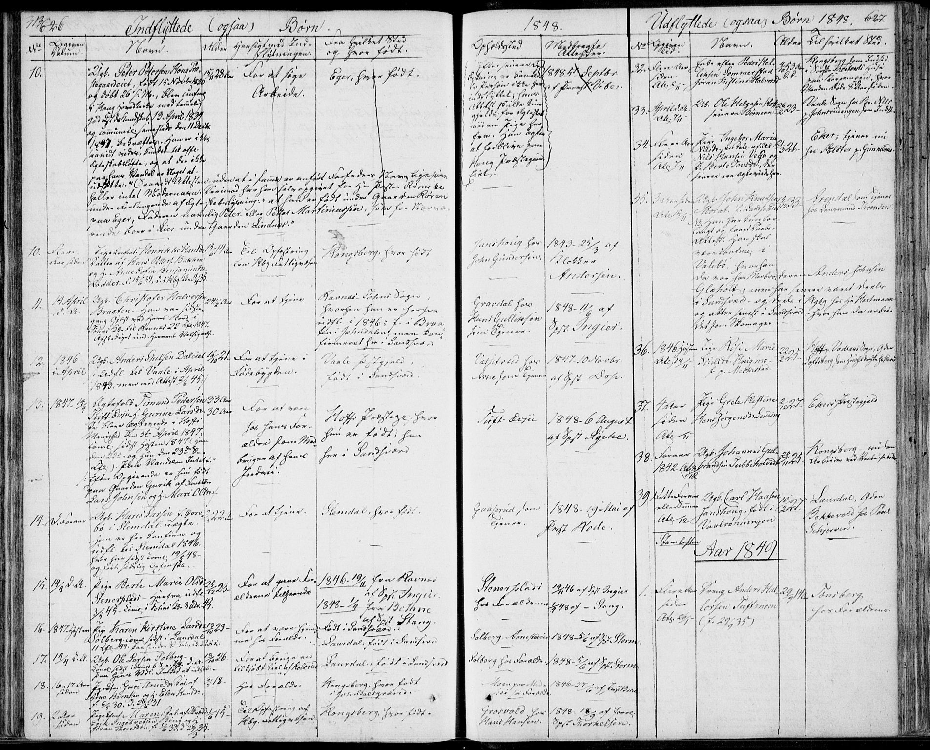 Sandsvær kirkebøker, SAKO/A-244/F/Fa/L0005: Parish register (official) no. I 5, 1840-1856, p. 626-627