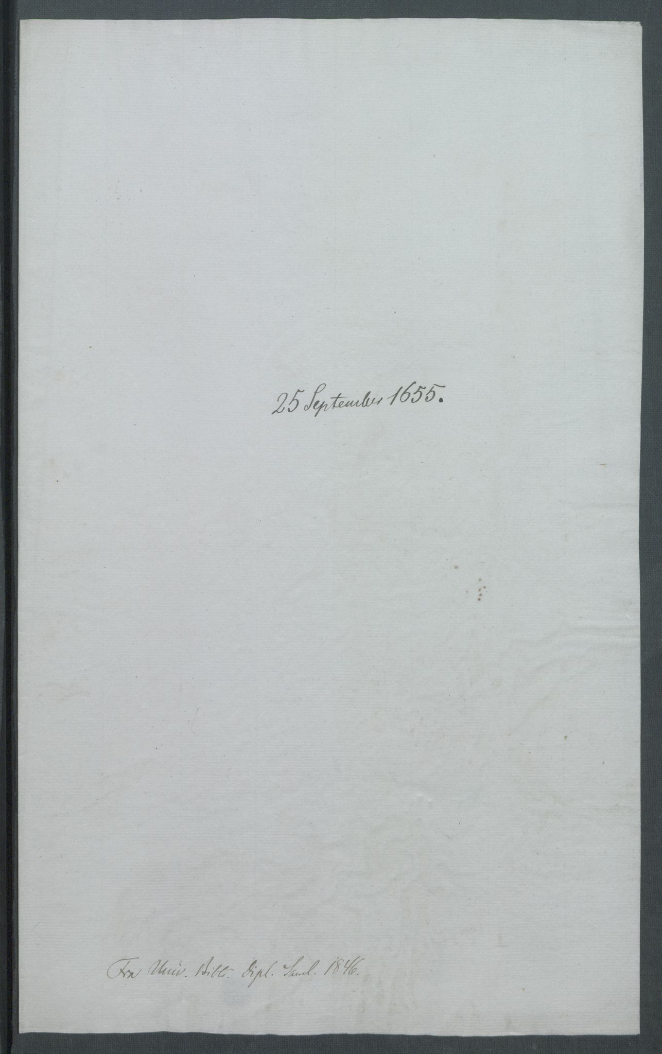 Riksarkivets diplomsamling, AV/RA-EA-5965/F02/L0166: Dokumenter, 1654-1656, p. 163
