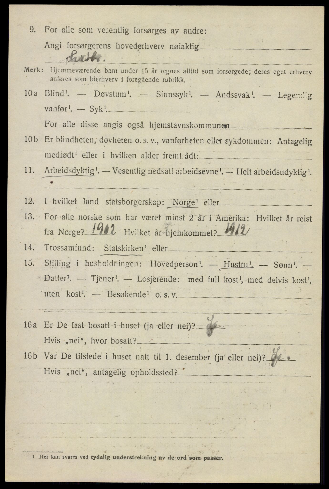 SAO, 1920 census for Nittedal, 1920, p. 6203