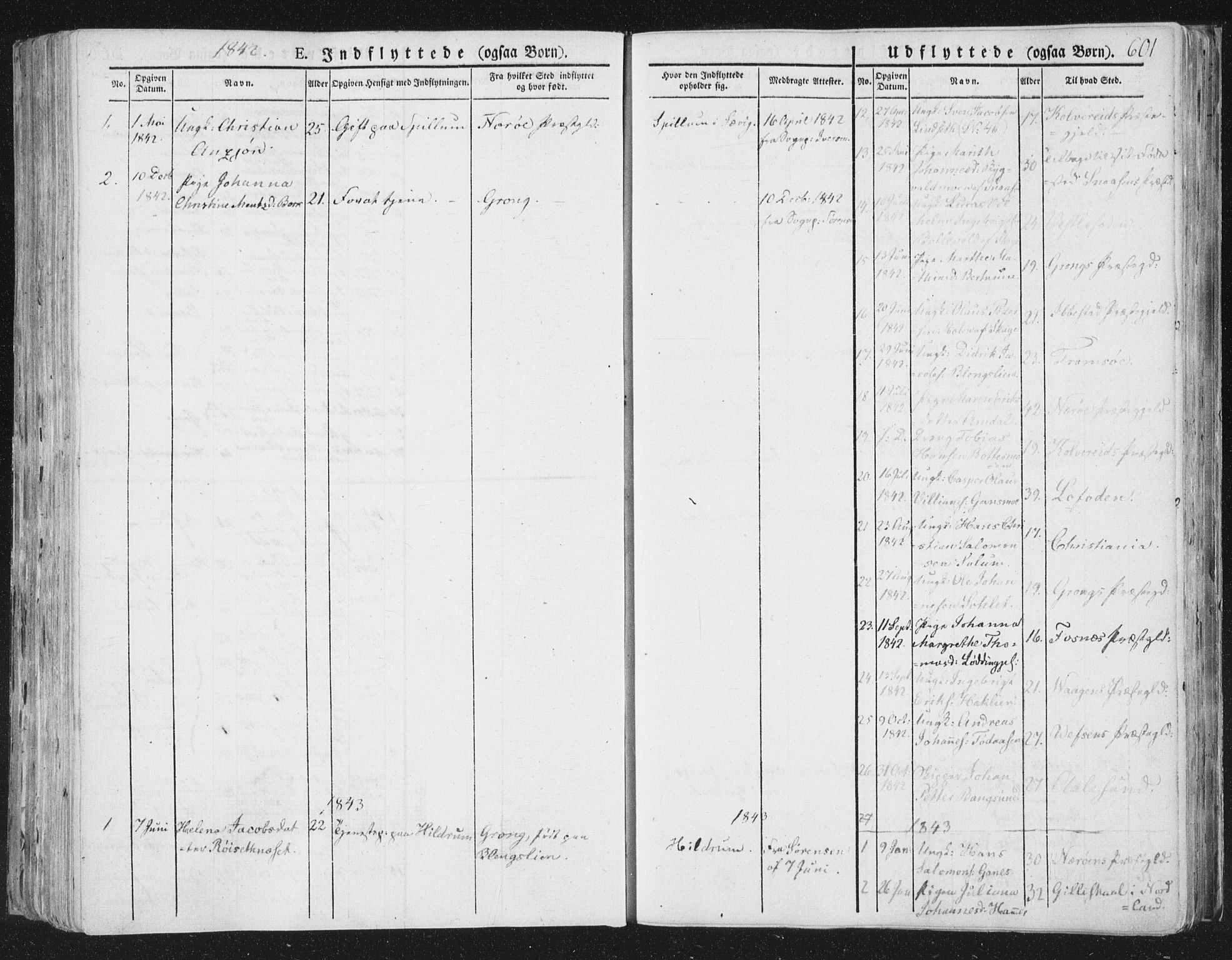 Ministerialprotokoller, klokkerbøker og fødselsregistre - Nord-Trøndelag, SAT/A-1458/764/L0552: Parish register (official) no. 764A07b, 1824-1865, p. 601