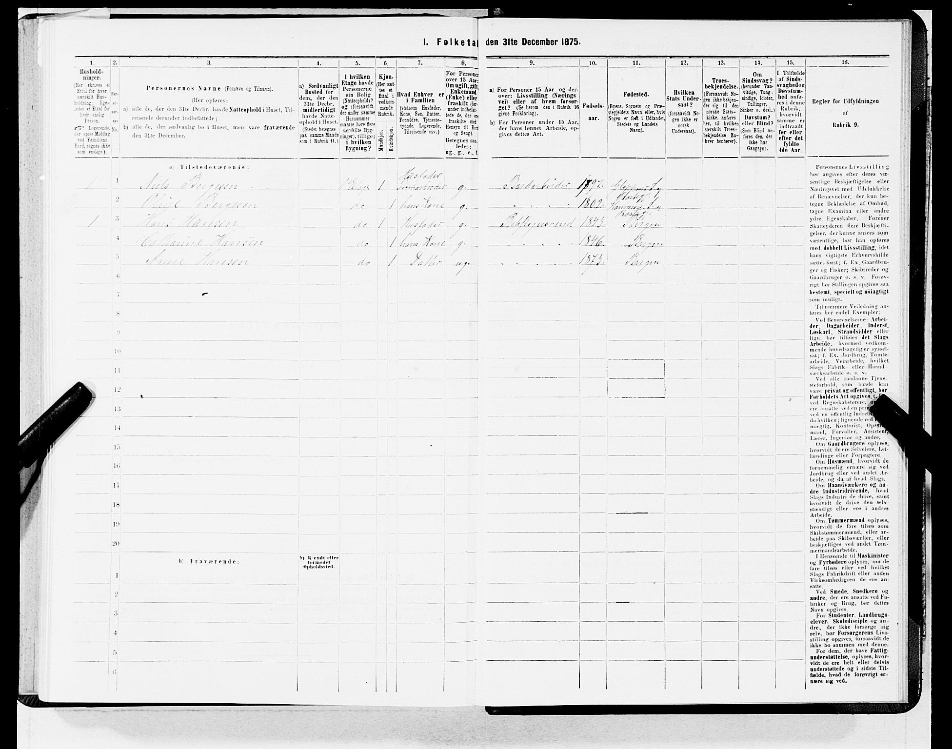 SAB, 1875 census for 1301 Bergen, 1875, p. 2552