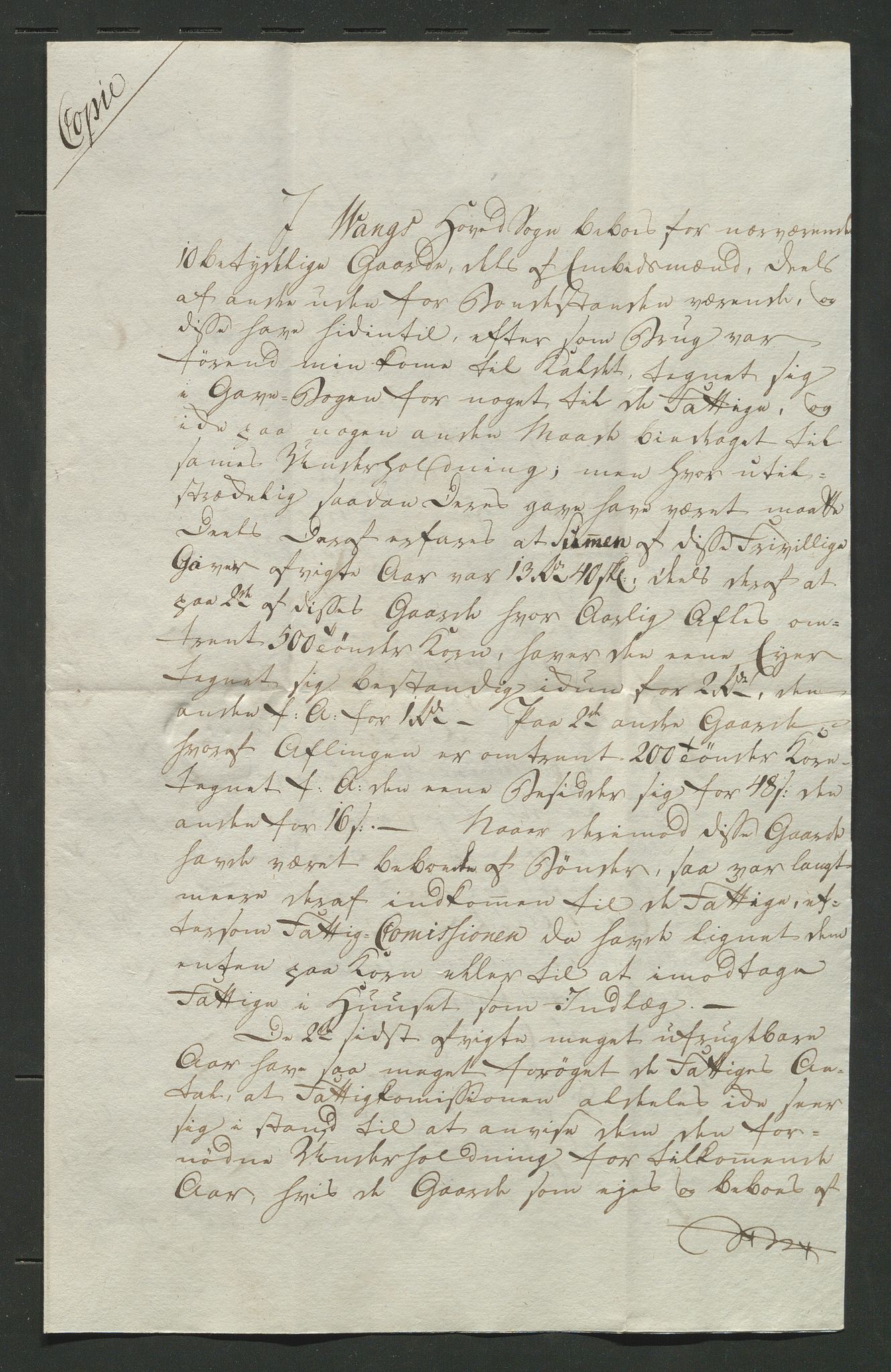 Åker i Vang, Hedmark, og familien Todderud, AV/SAH-ARK-010/E/Ec/L0001: Korrespondanse ordnet etter emne, 1772-1907, p. 77