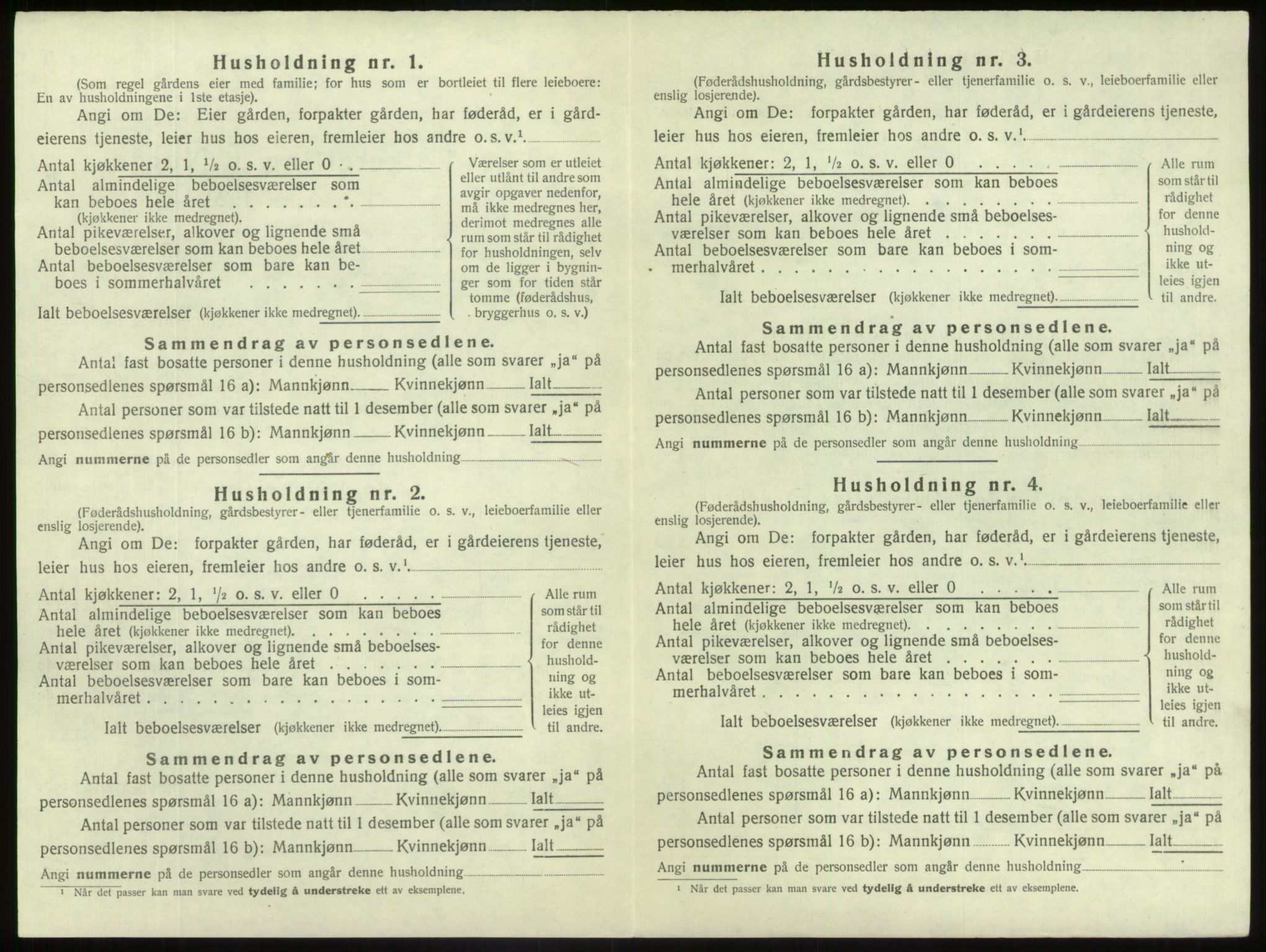 SAB, 1920 census for Fjaler, 1920, p. 290