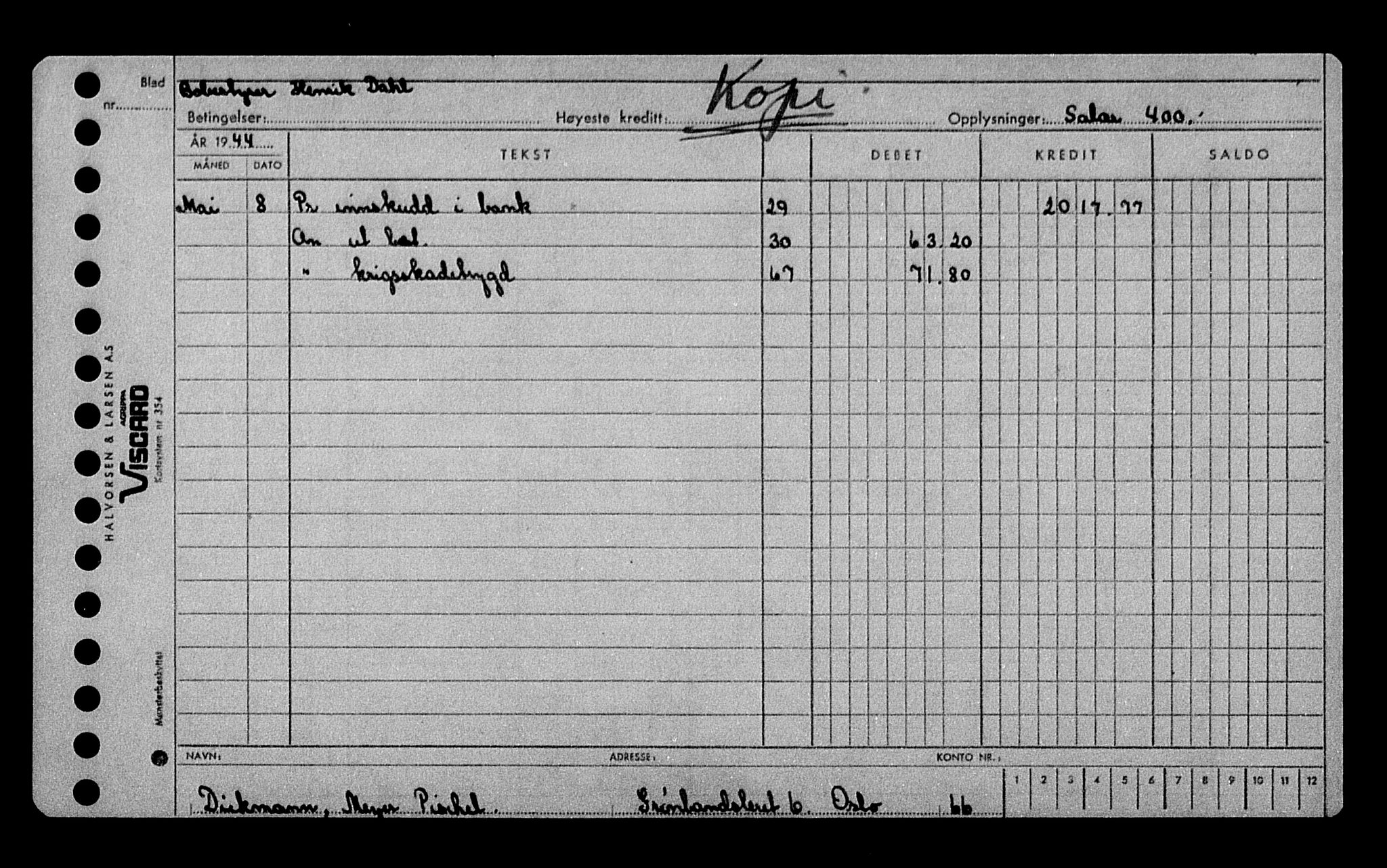 Justisdepartementet, Tilbakeføringskontoret for inndratte formuer, AV/RA-S-1564/H/Hc/Hcc/L0930: --, 1945-1947, p. 246