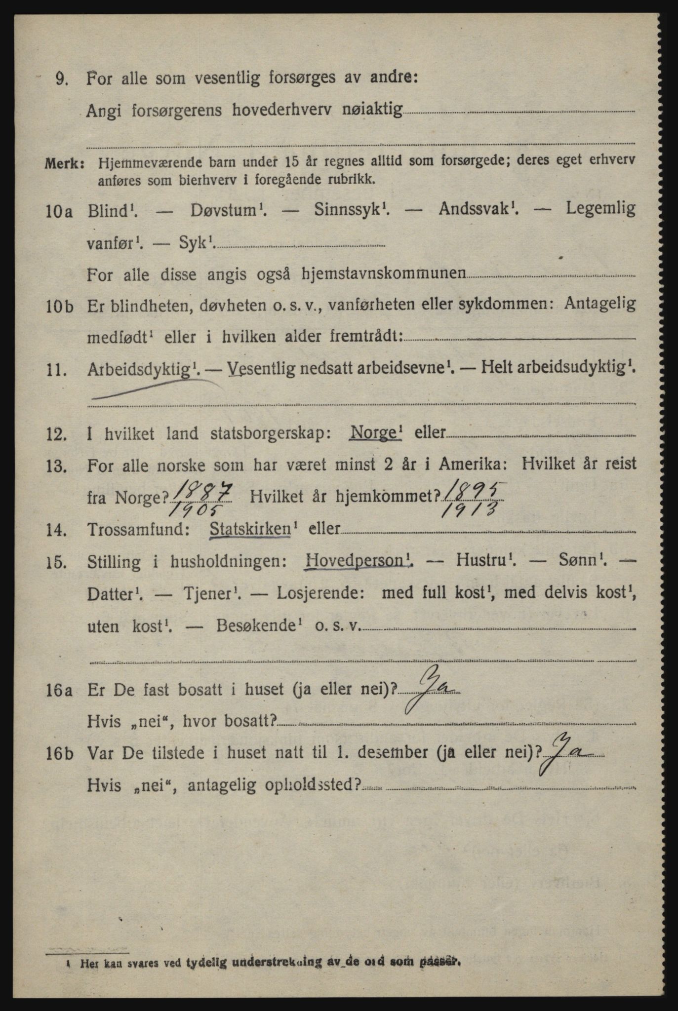 SAO, 1920 census for Berg, 1920, p. 7212