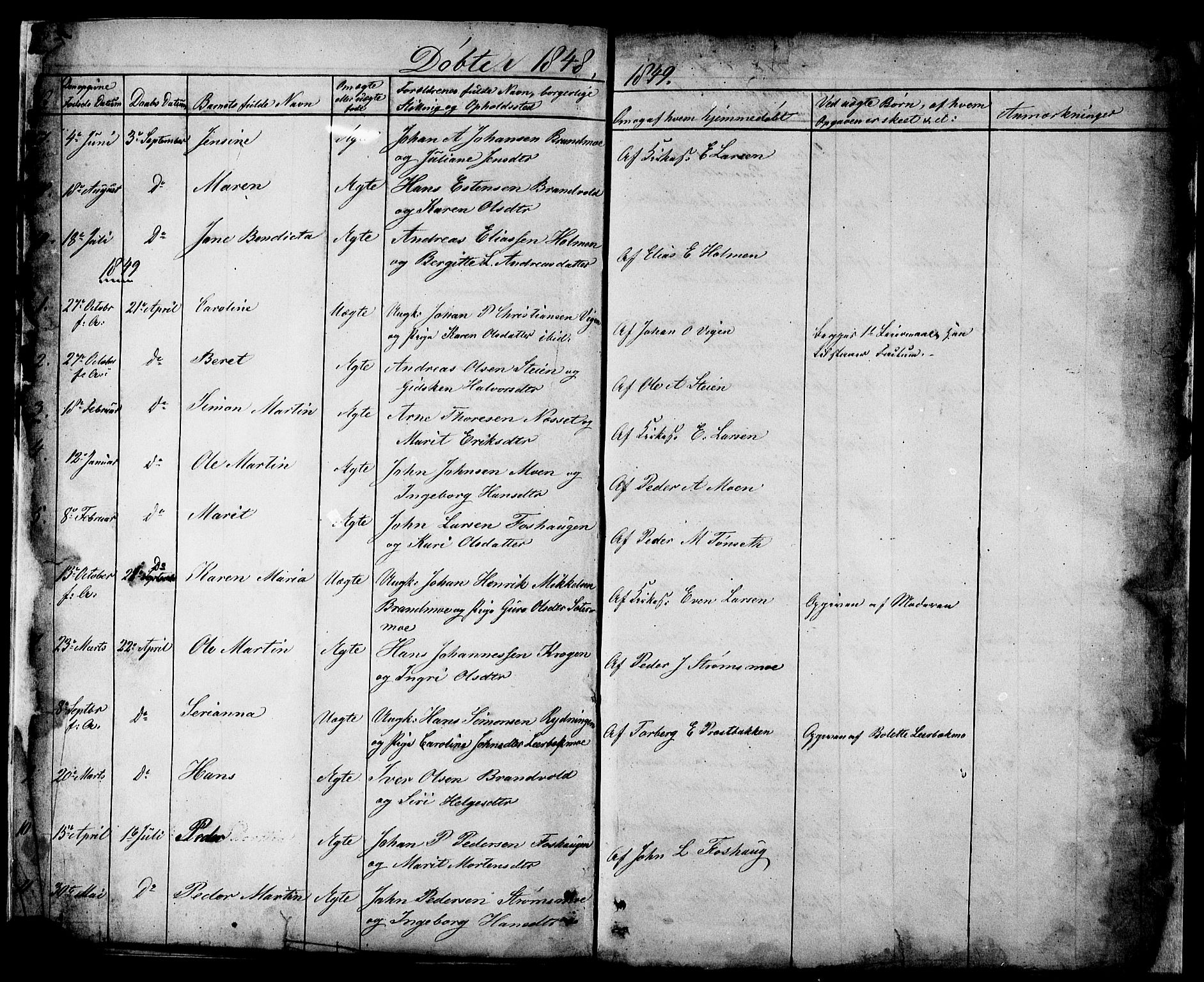Målselv sokneprestembete, SATØ/S-1311/G/Ga/Gaa/L0002kirke: Parish register (official) no. 2, 1832-1850, p. 32-33