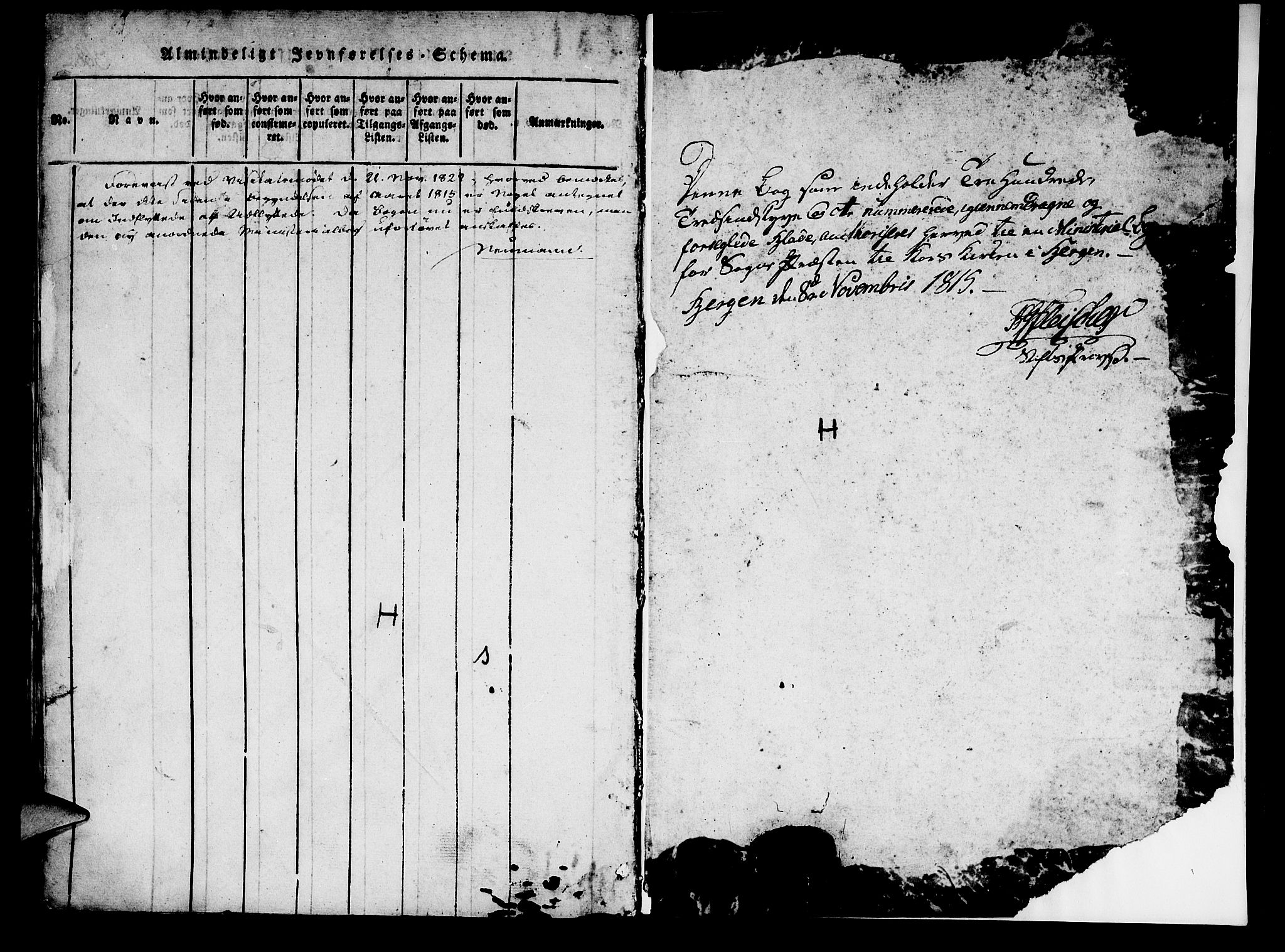 Korskirken sokneprestembete, SAB/A-76101/H/Haa/L0013: Parish register (official) no. A 13, 1815-1822