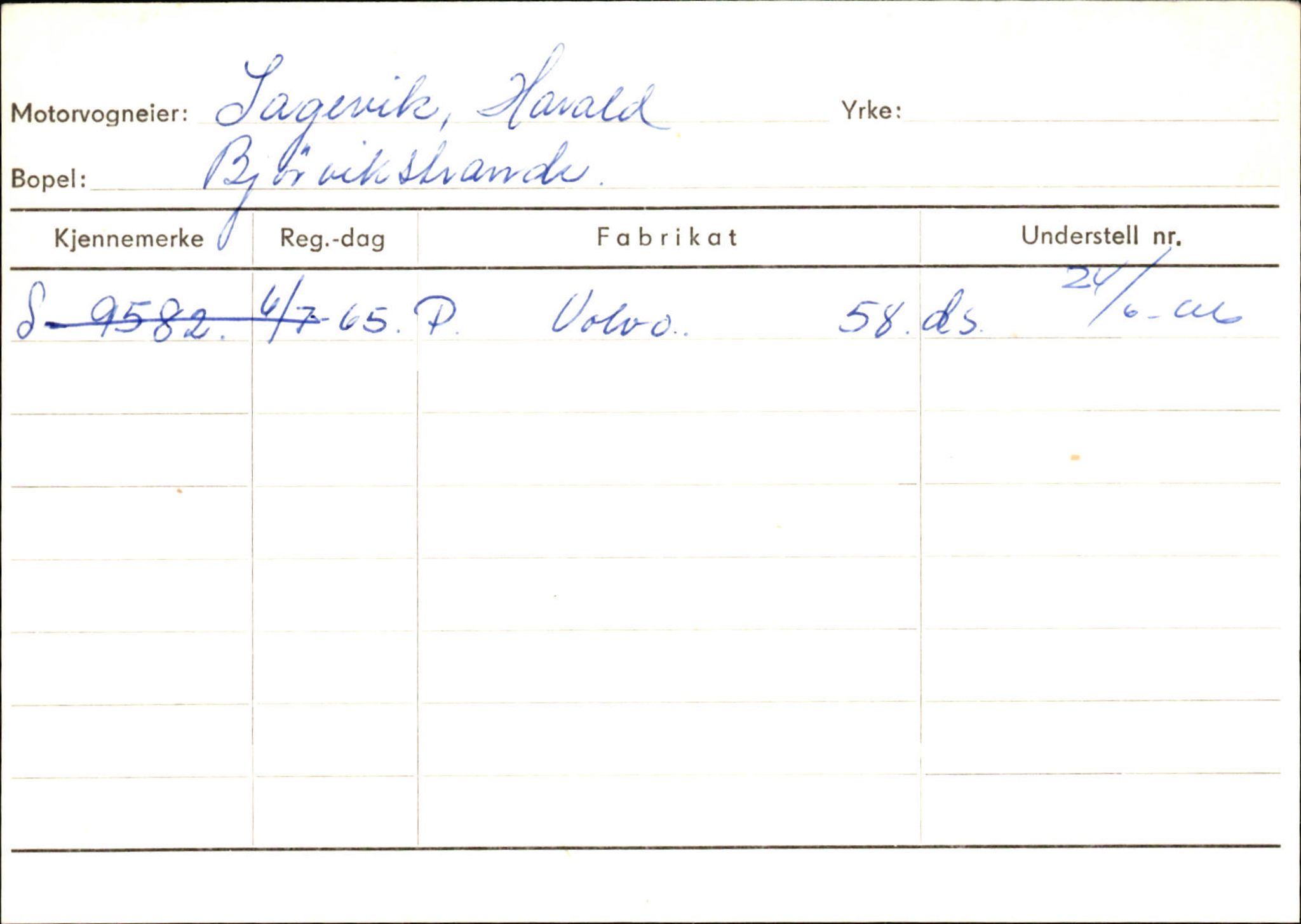 Statens vegvesen, Sogn og Fjordane vegkontor, SAB/A-5301/4/F/L0126: Eigarregister Fjaler M-Å. Leikanger A-Å, 1945-1975, p. 129