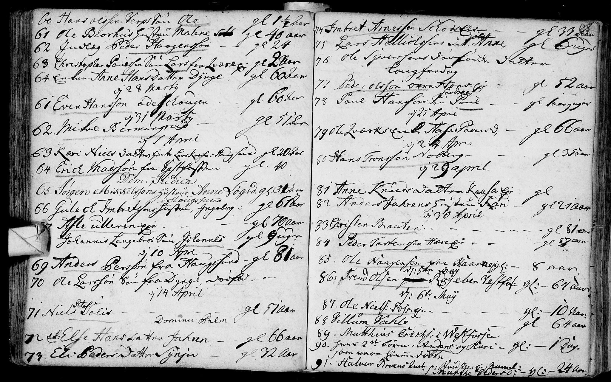 Eiker kirkebøker, AV/SAKO-A-4/F/Fa/L0007: Parish register (official) no. I 7 /1, 1733-1808, p. 95