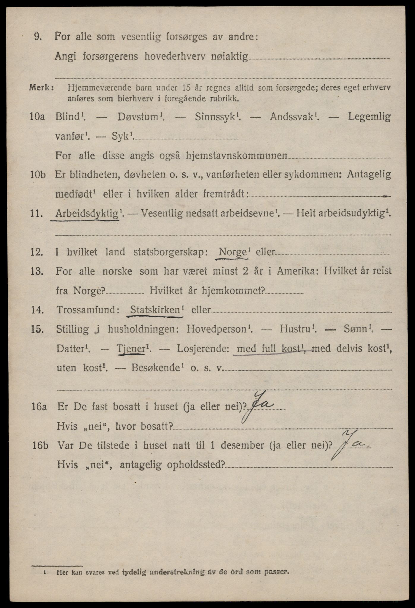 SAKO, 1920 census for Lårdal, 1920, p. 2148