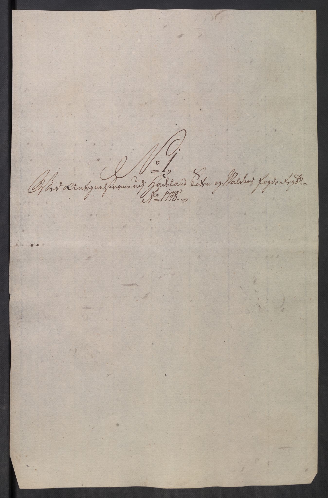 Rentekammeret inntil 1814, Reviderte regnskaper, Fogderegnskap, AV/RA-EA-4092/R18/L1346: Fogderegnskap Hadeland, Toten og Valdres, 1747-1748, p. 614