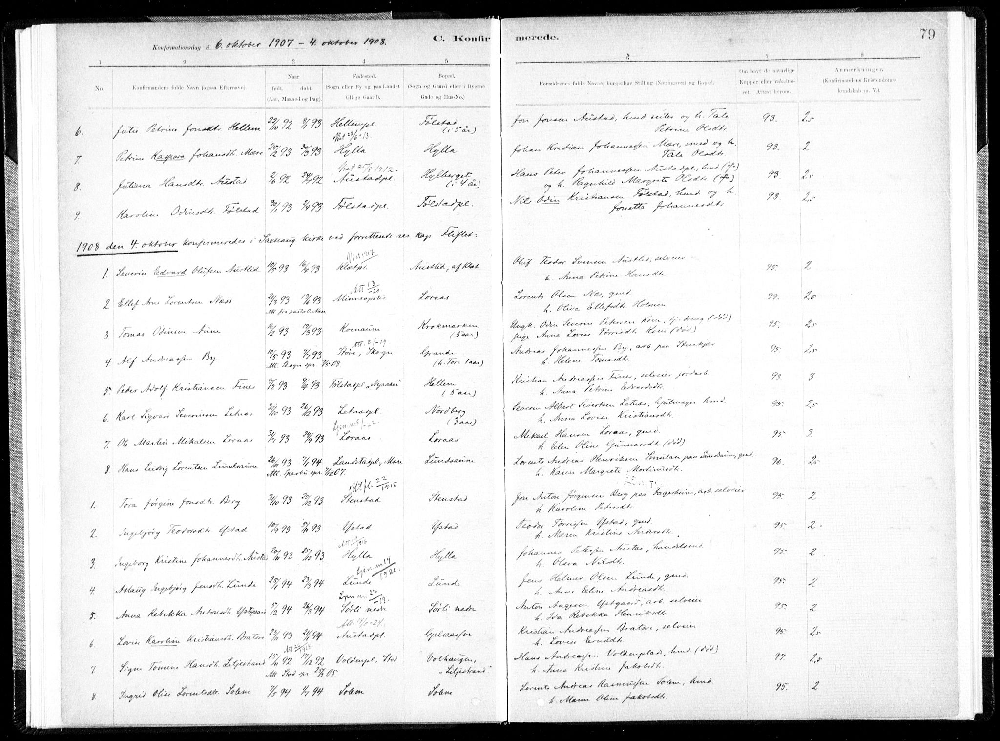 Ministerialprotokoller, klokkerbøker og fødselsregistre - Nord-Trøndelag, AV/SAT-A-1458/731/L0309: Parish register (official) no. 731A01, 1879-1918, p. 79